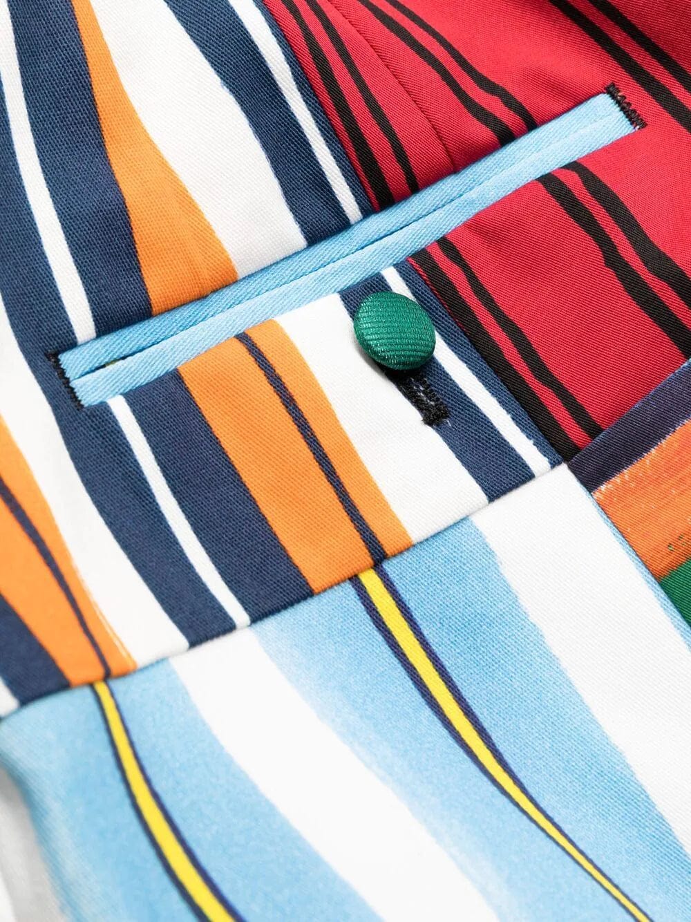 Dolce & Gabbana Stripe-Print High-Waisted Pants