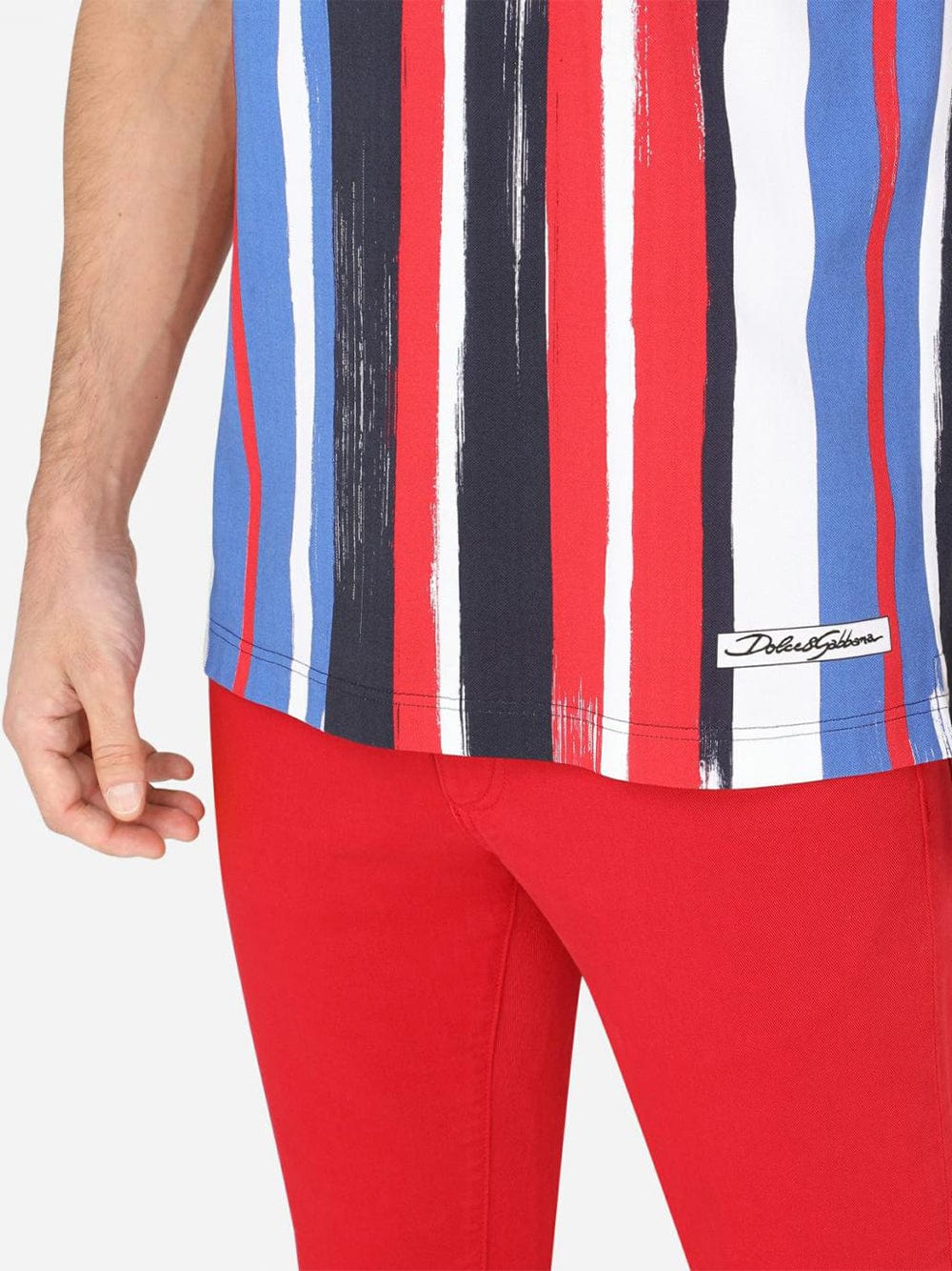 Dolce & Gabbana Striped Polo Shirt