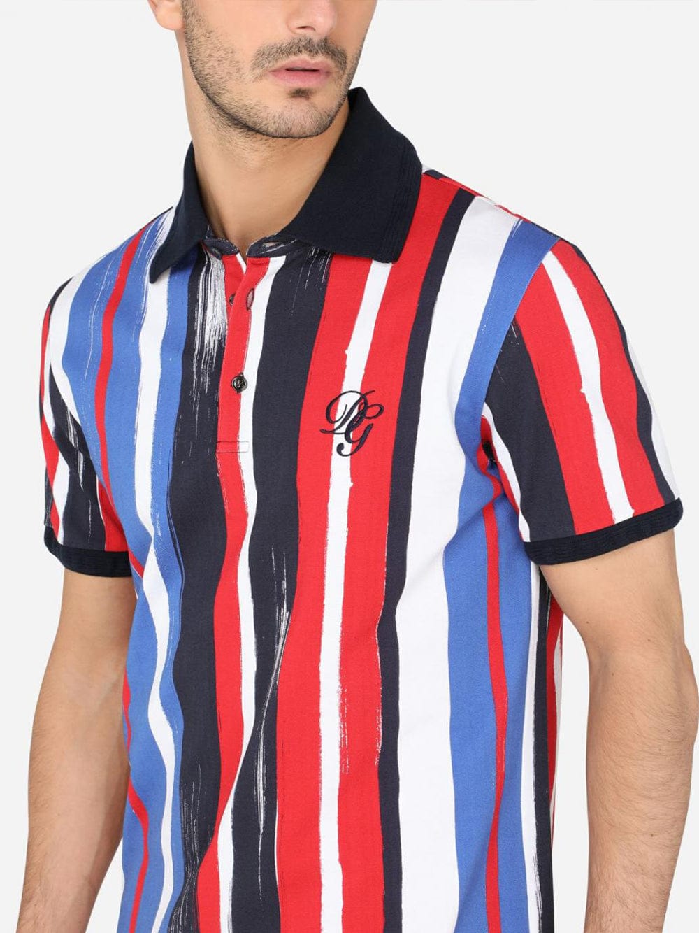Dolce & Gabbana Striped Polo Shirt