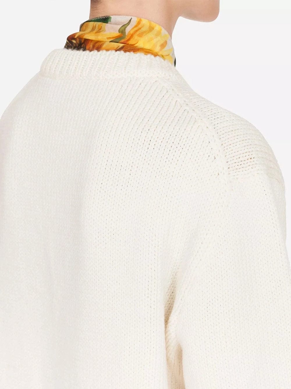 Dolce & Gabbana Sunflower Intarsia Sweater
