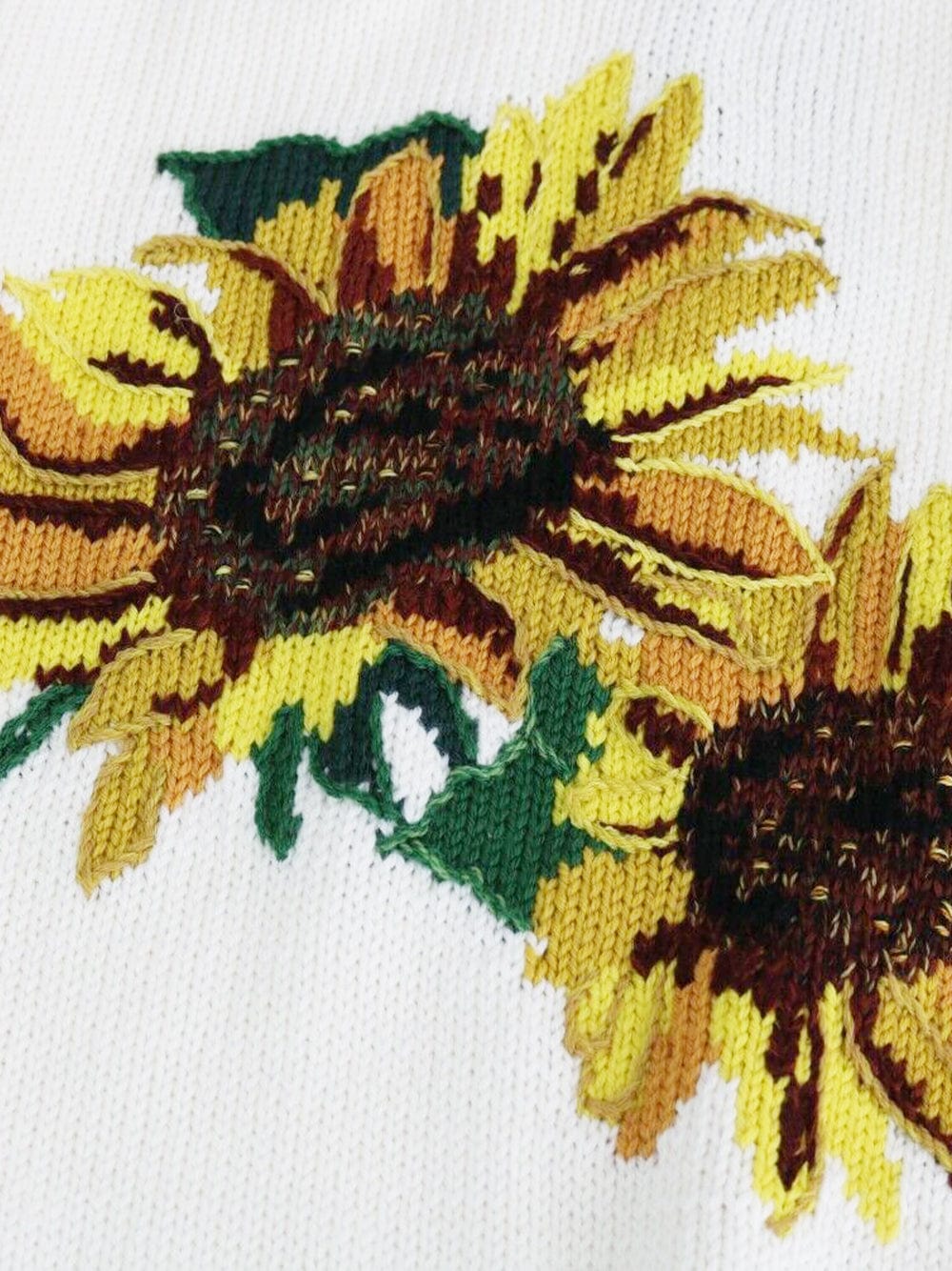 Dolce & Gabbana Sunflower Intarsia Sweater