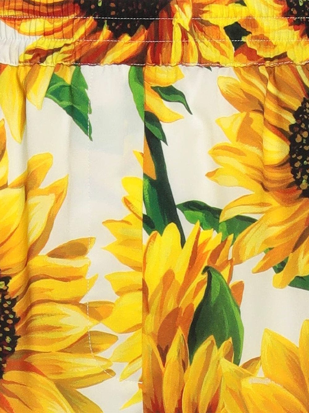 Dolce & Gabbana Sunflower Print Poplin Pants