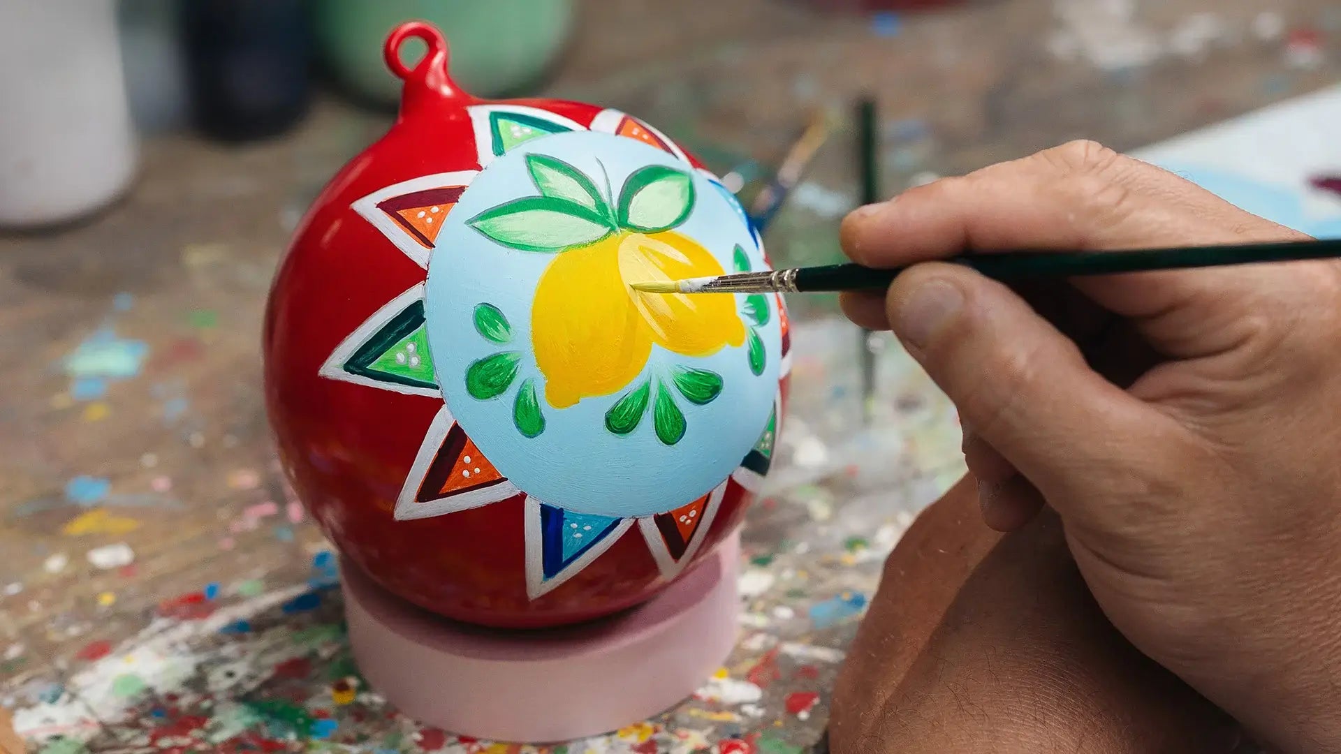 Dolce&Gabbana Casa glass ornaments capture the enchantment of the holiday season