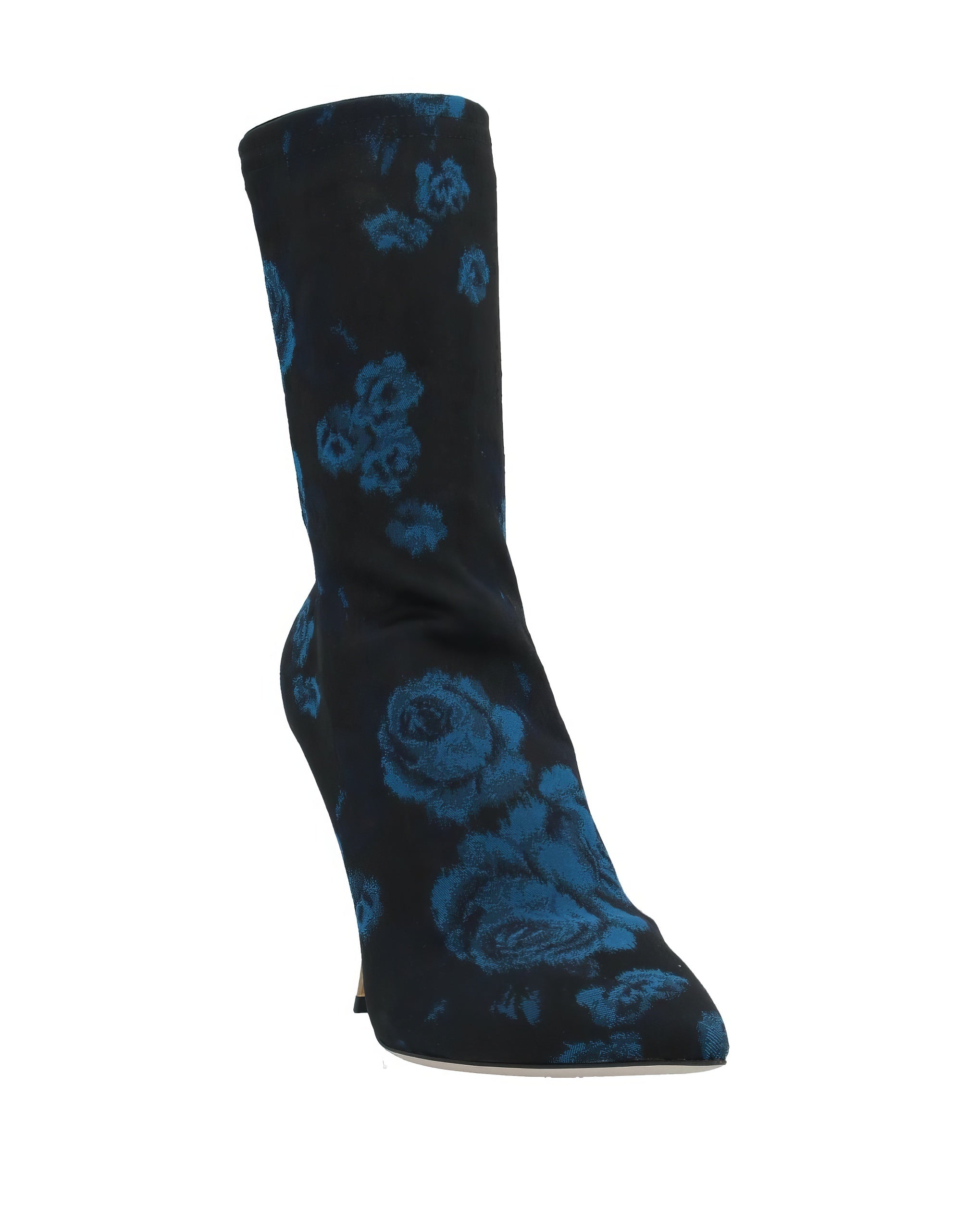 Rose-Print Sock Boots