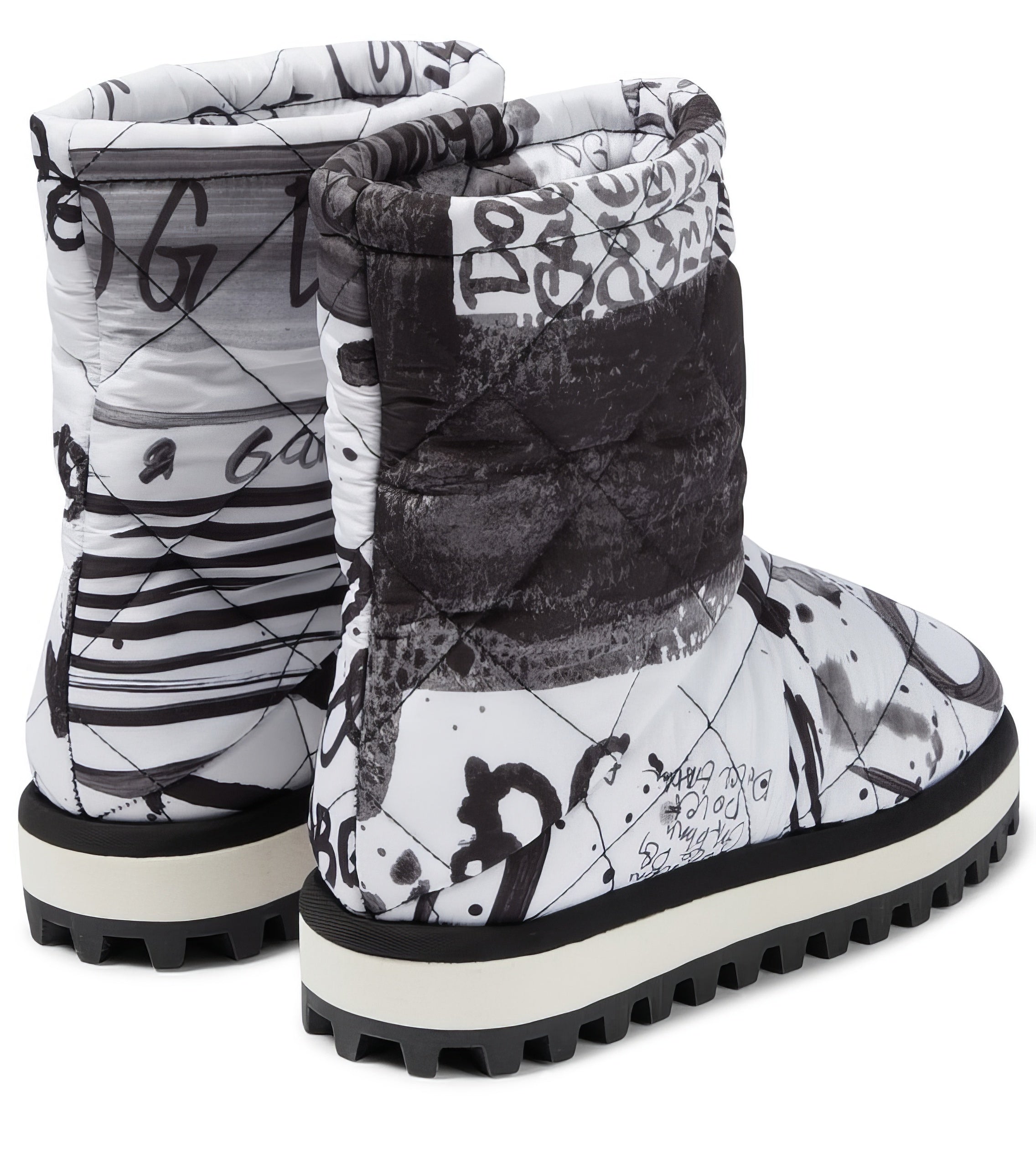 35mm City Quilted Nylon Snow Boots