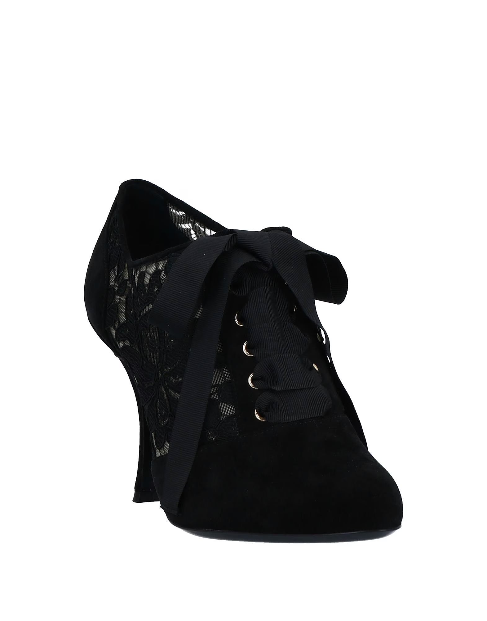 Dolce & Gabbana フローラルレースアップパンプス | Sendegaro US