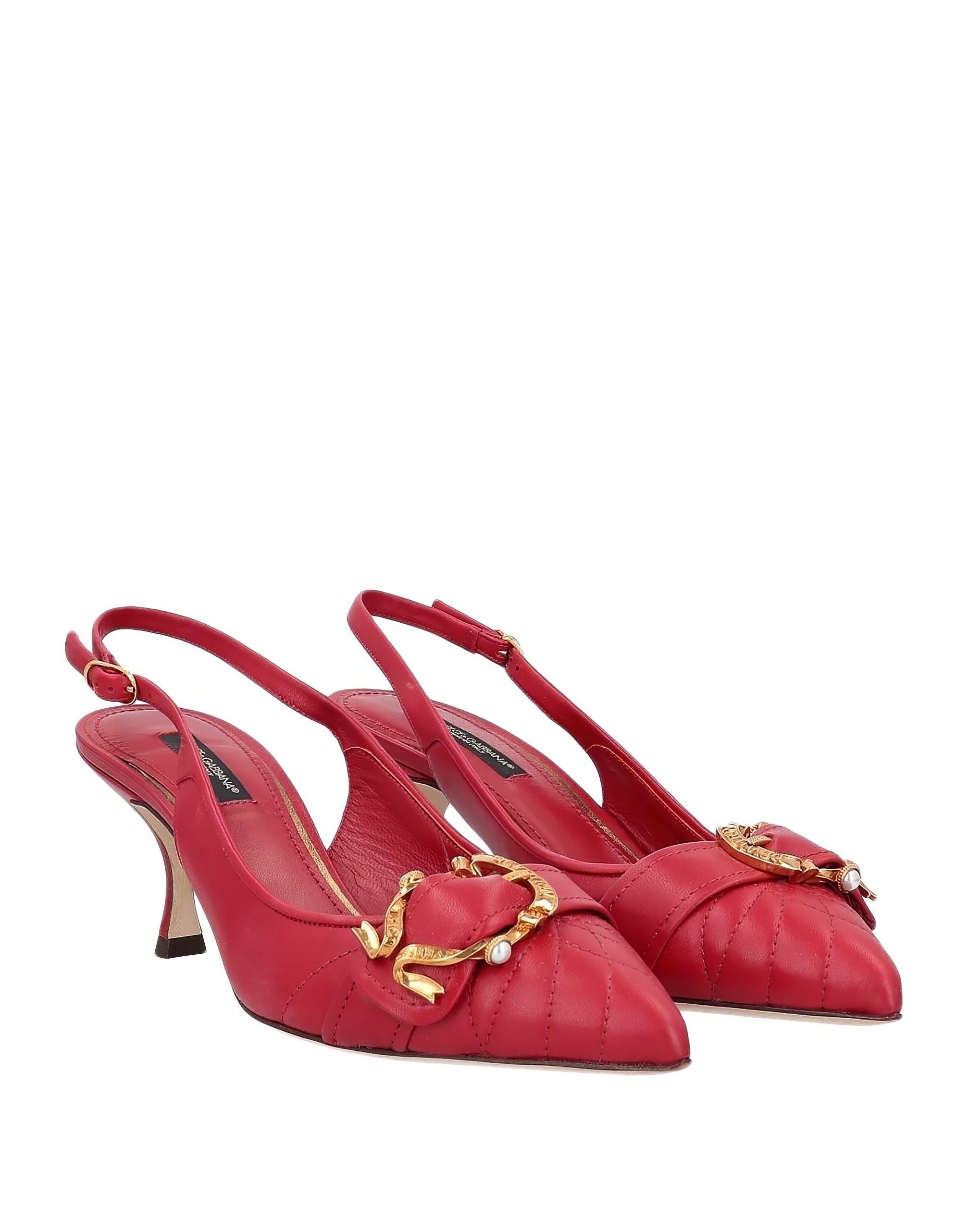 Slingback della devozione in pelle