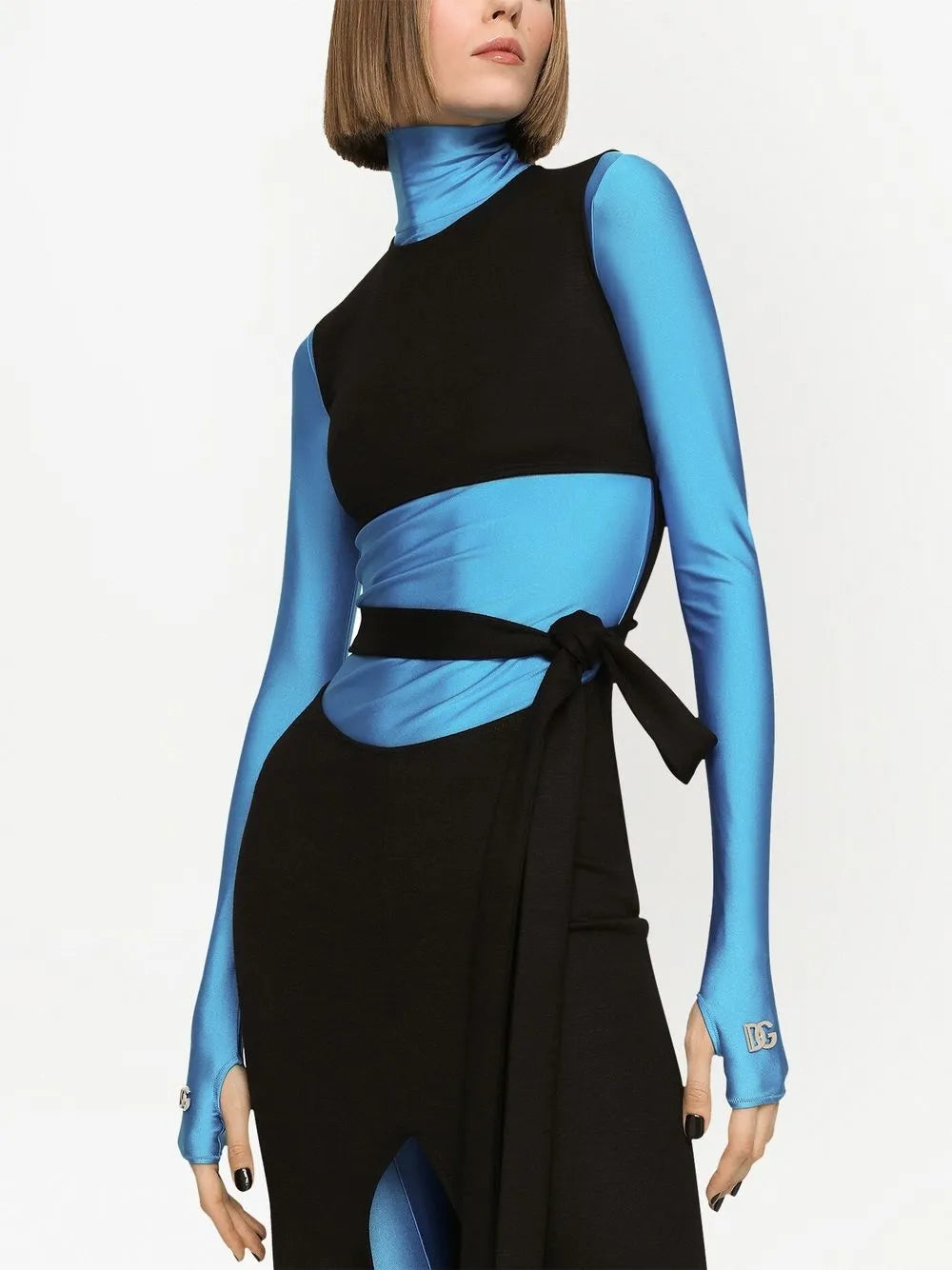 Dolce & Gabbana Cut-Out Midi Dress