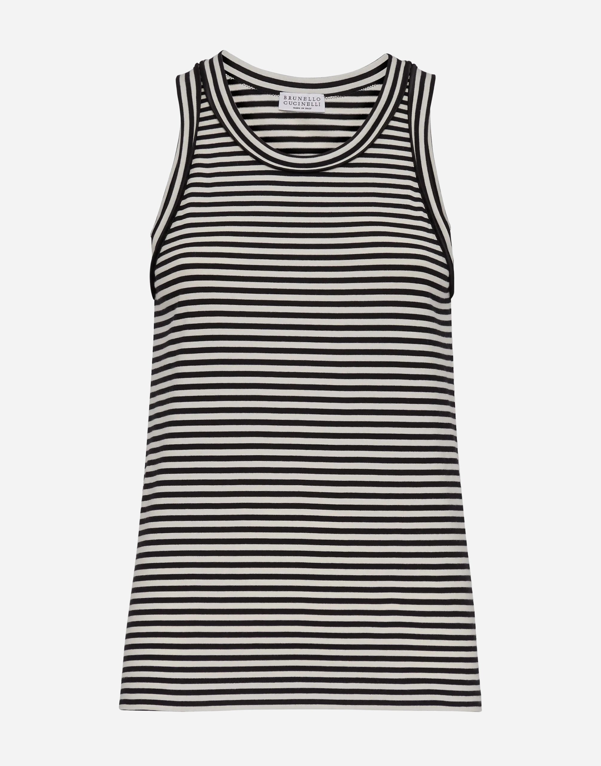 Striped Cotton Tank Top