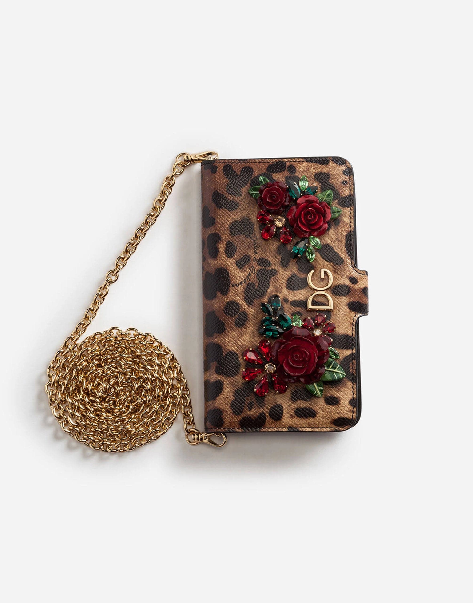 Dolce & Gabbana Dolce & Gabbana Leather Embellished iPhone X/XS Case