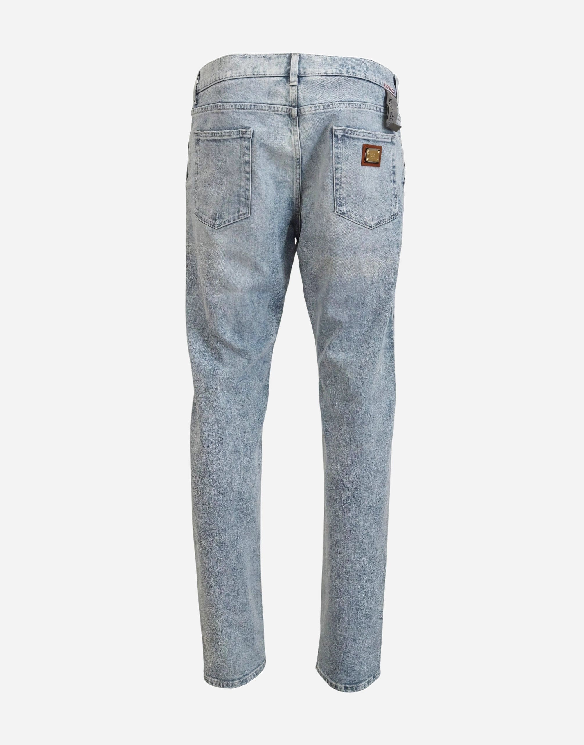 Dolce & Gabbana Blue Wash Slim Fit Cotton Denim Jeans