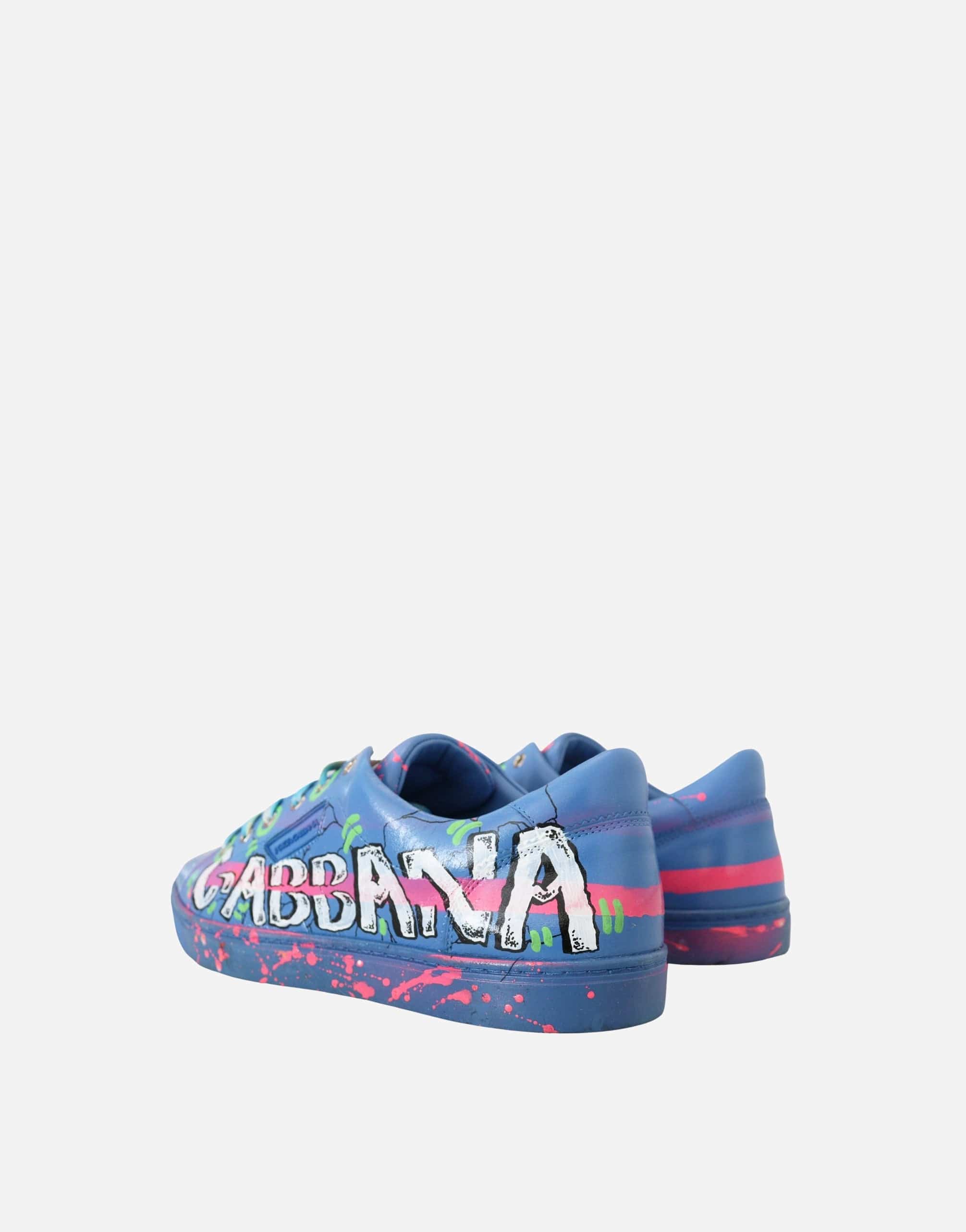 Dolce & Gabbana Dolce & Gabbana Handpainted Logo Sneakers