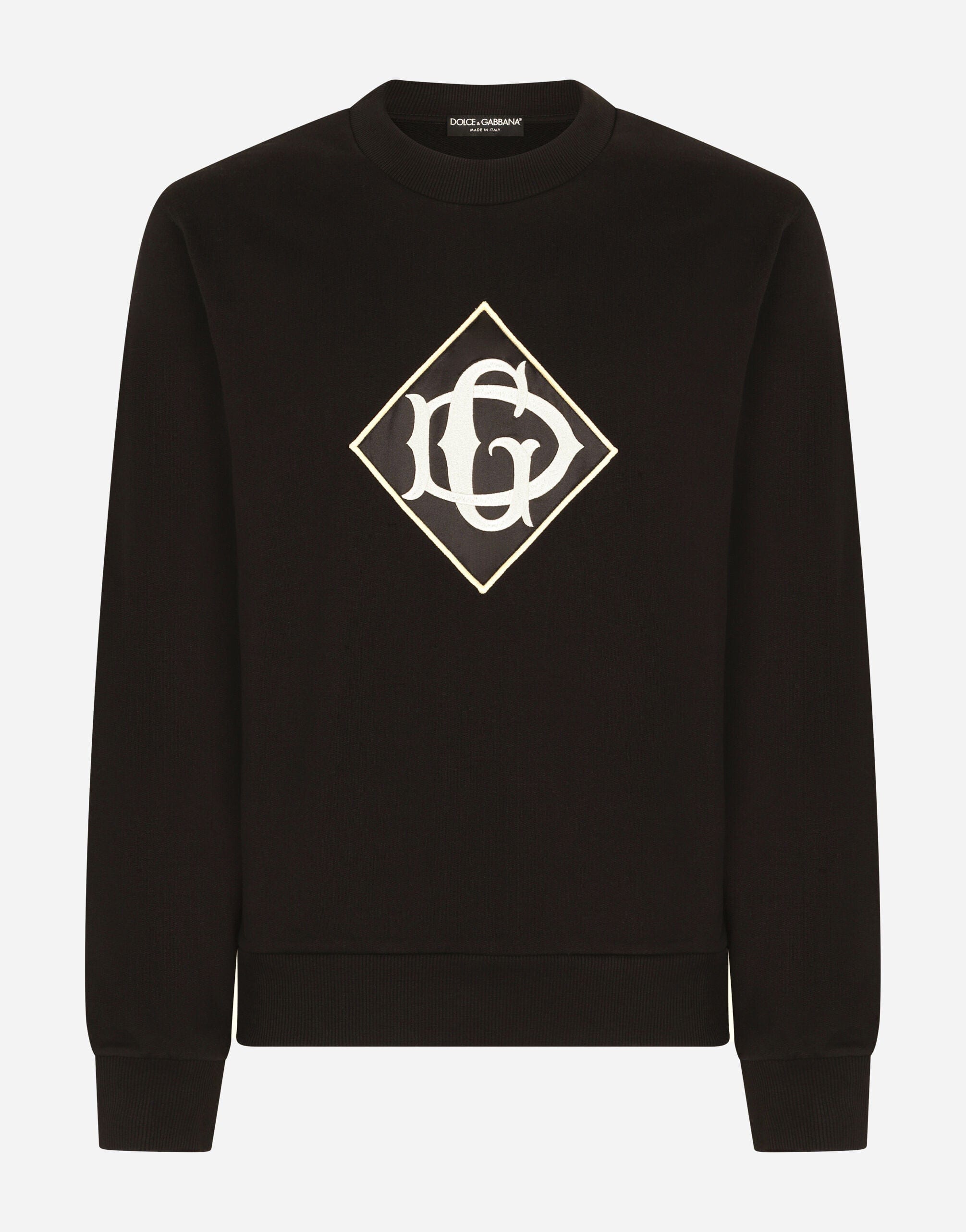 Dolce & Gabbana Cotton Sweatshirt With DG Logo