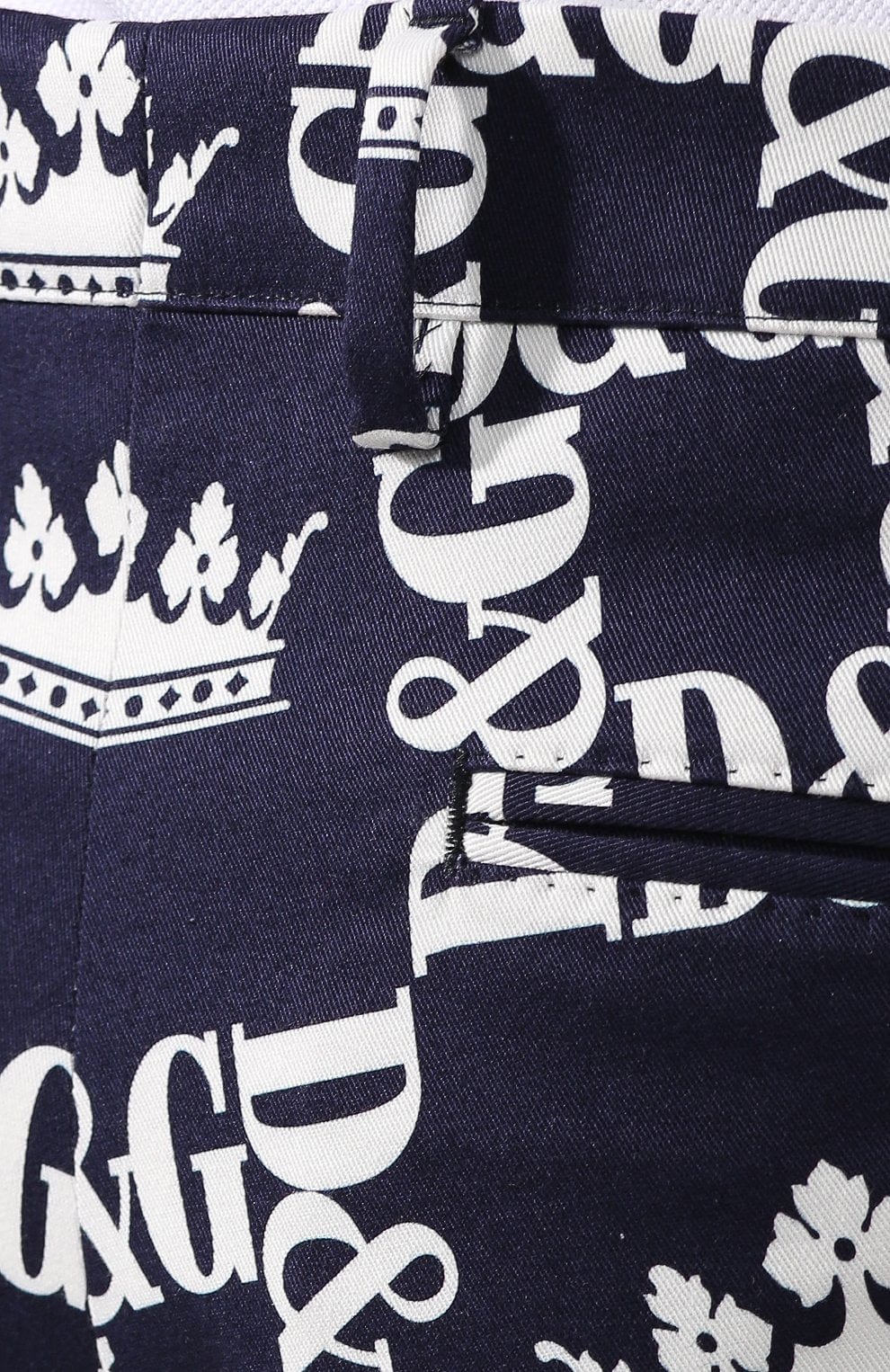 Dolce & Gabbana Crown Logo Print Shorts