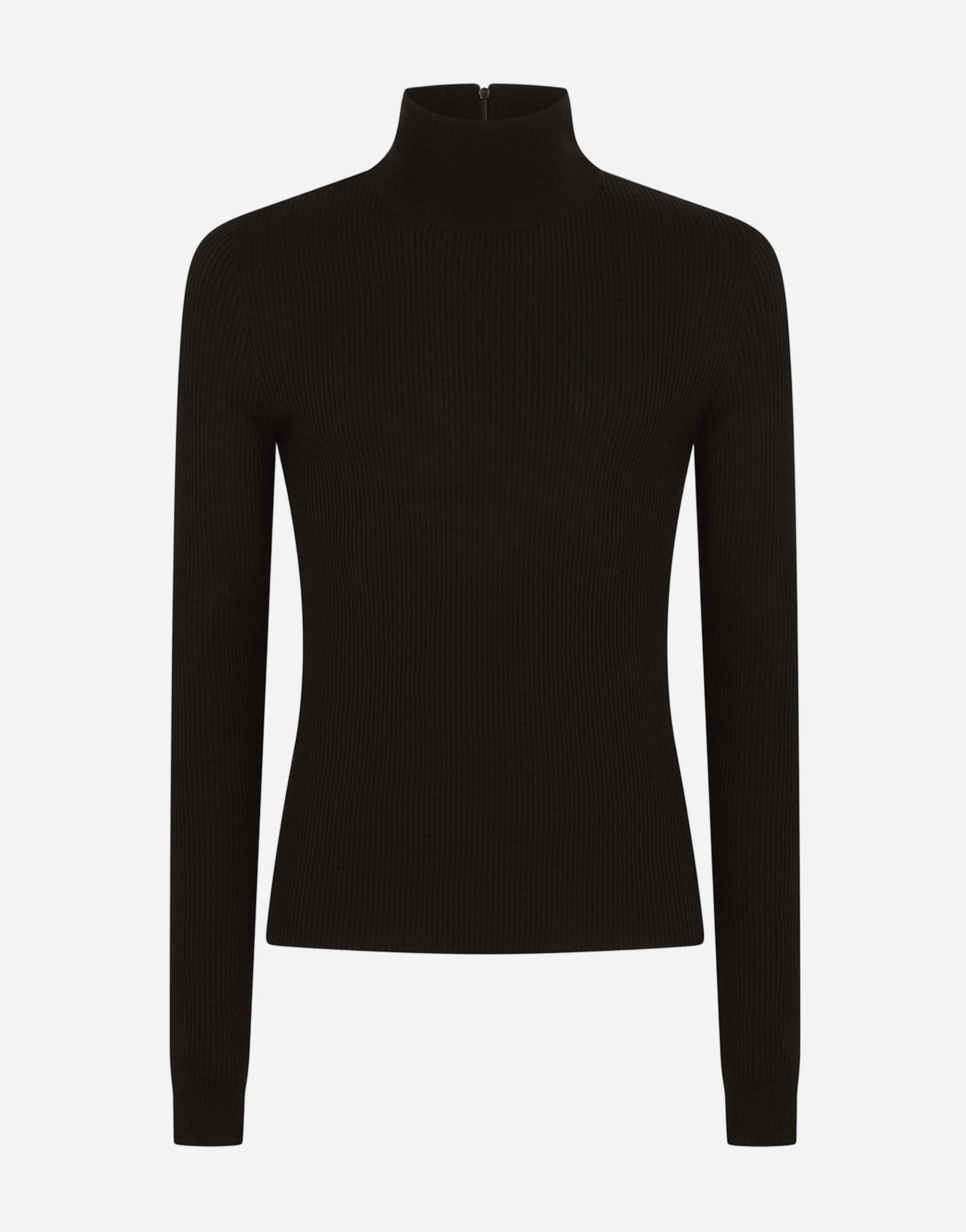 Dolce & Gabbana Ribbed Turtleneck Sweater