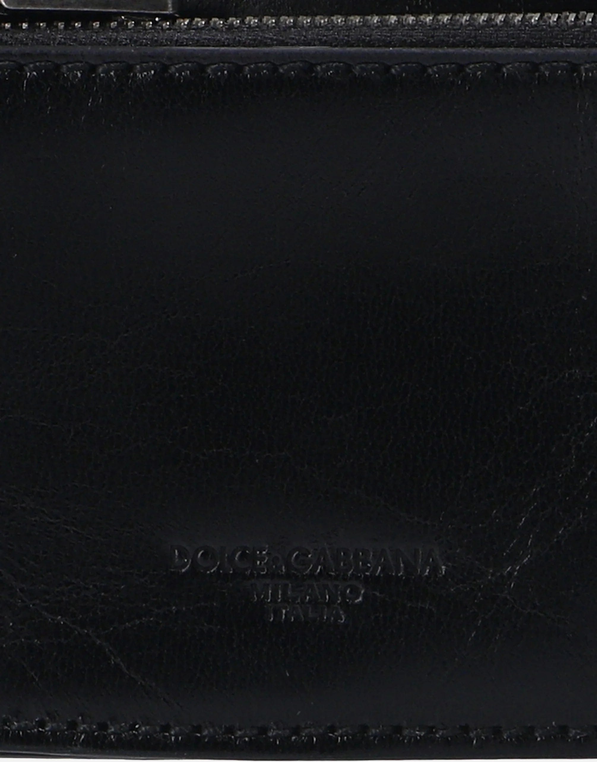Dolce & Gabbana Dolce & Gabbana Keyring Zip Logo Embossed Wallet