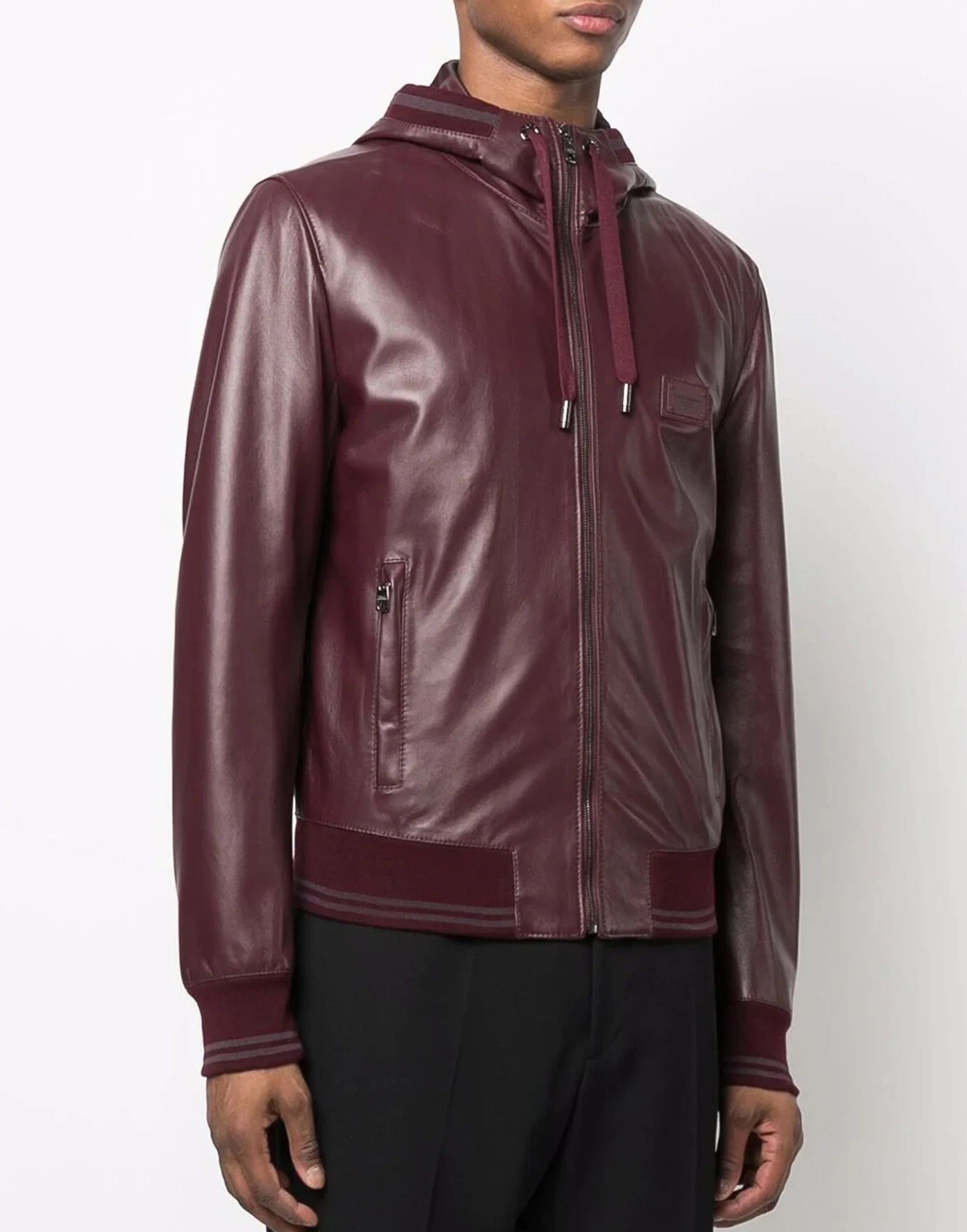 Dolce & Gabbana Hooded Jacket With Zip-Fastening
