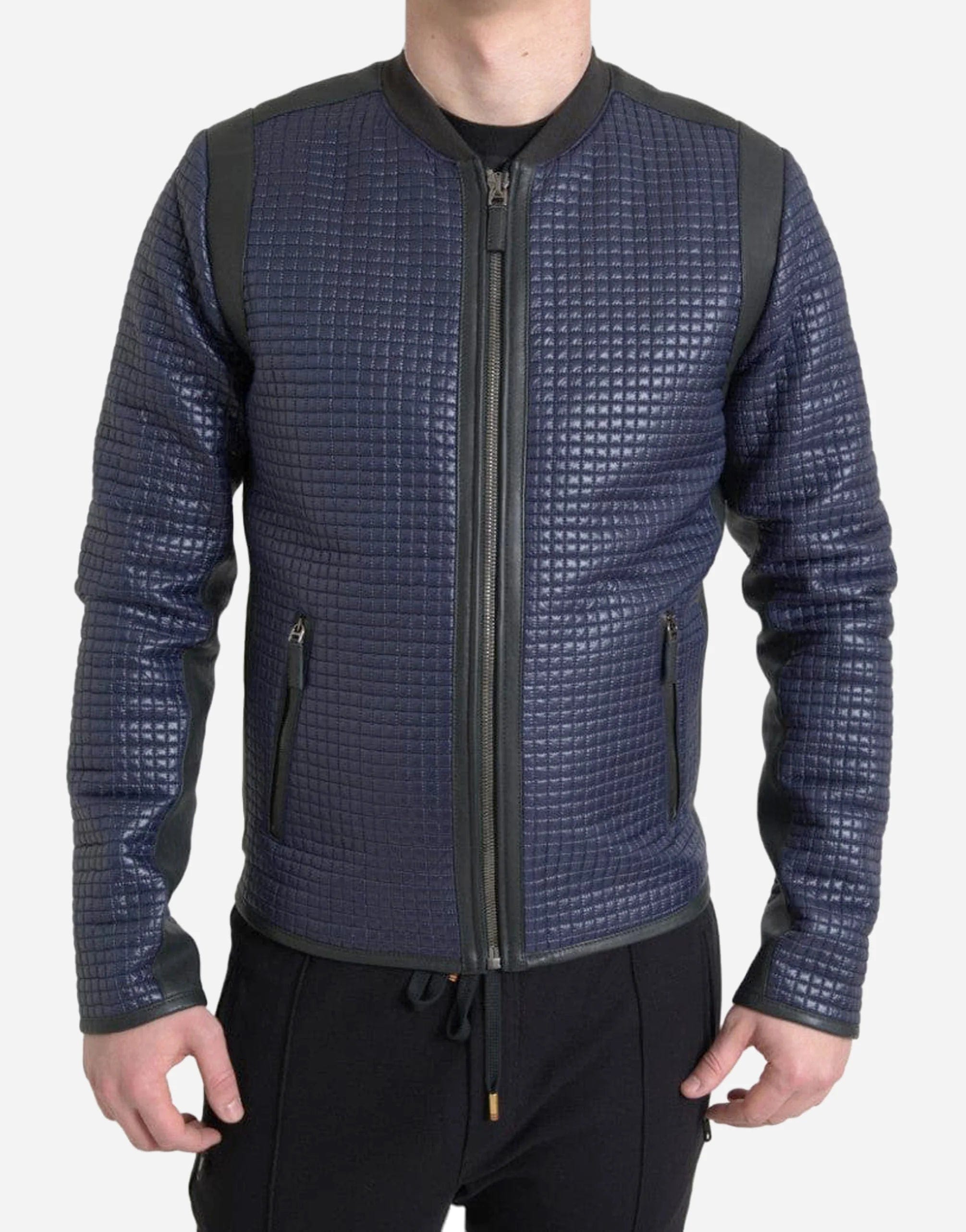 Dolce & Gabbana Quilt Pattern Blouson Biker Jacket