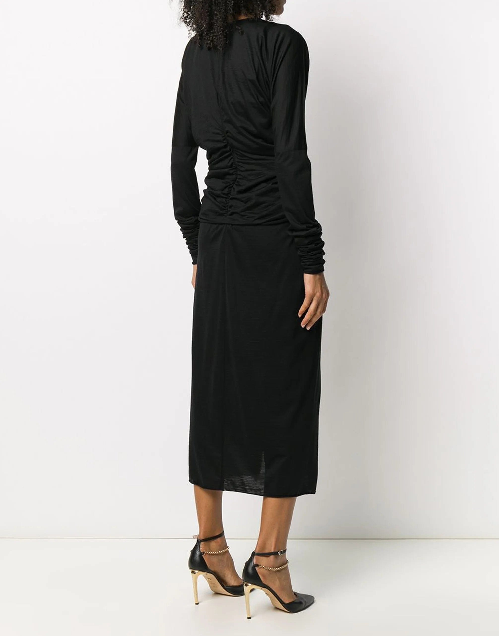Dolce & Gabbana Midi Dress With Front-Tie