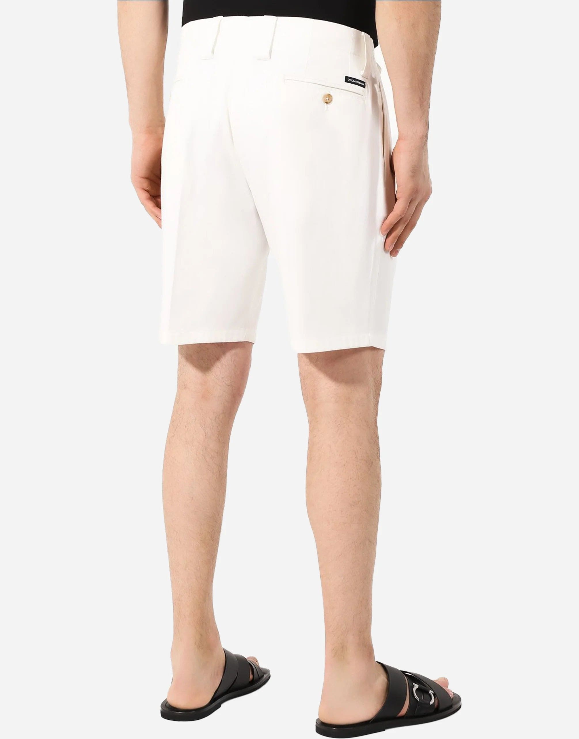 Dolce & Gabbana Cotton Stretch Bermuda Denim Shorts