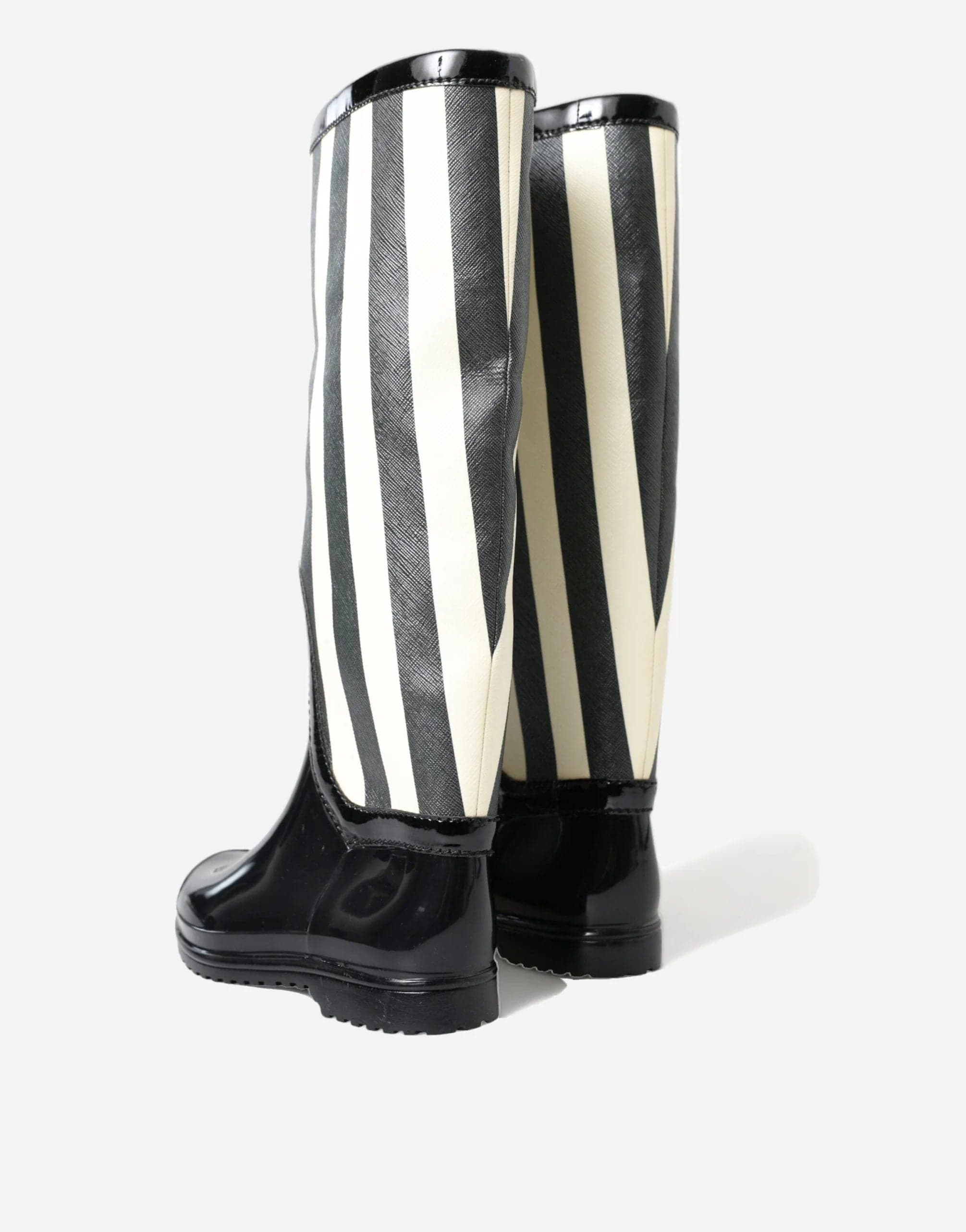 Knee High Striped Boots