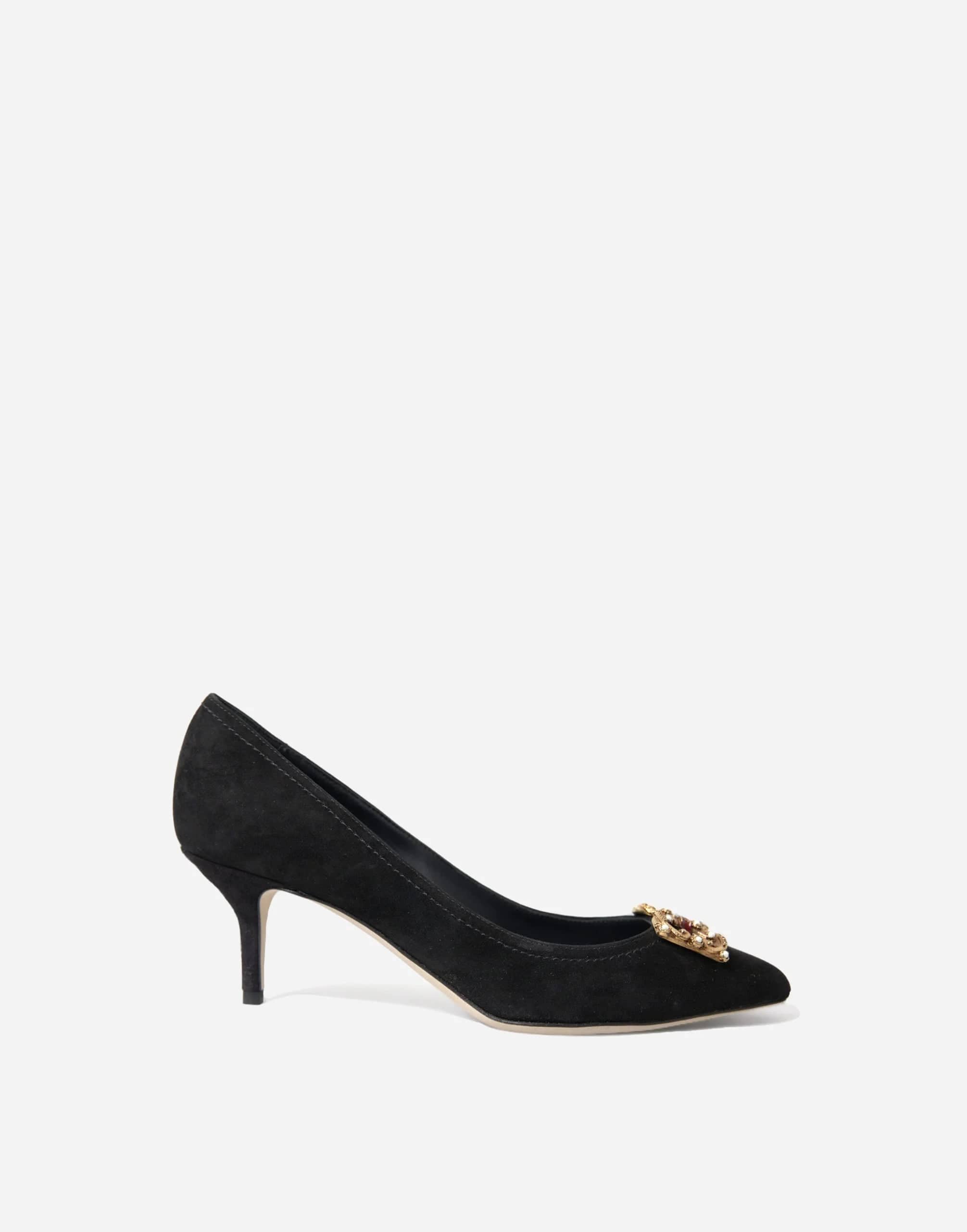 Dolce & Gabbana Suede DG Amore Pumps