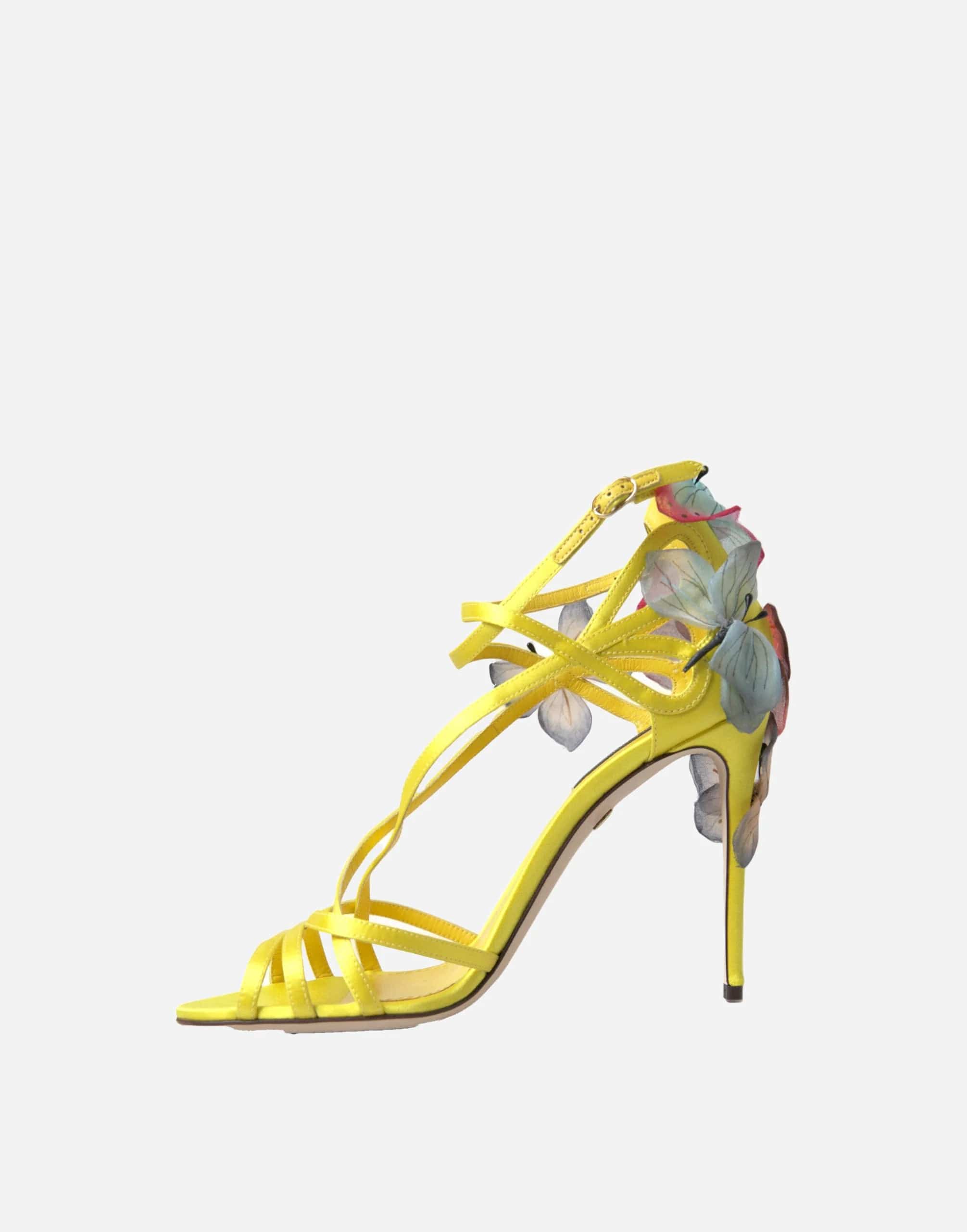 Dolce & Gabbana Keira Butterfly Appliqué Sandals