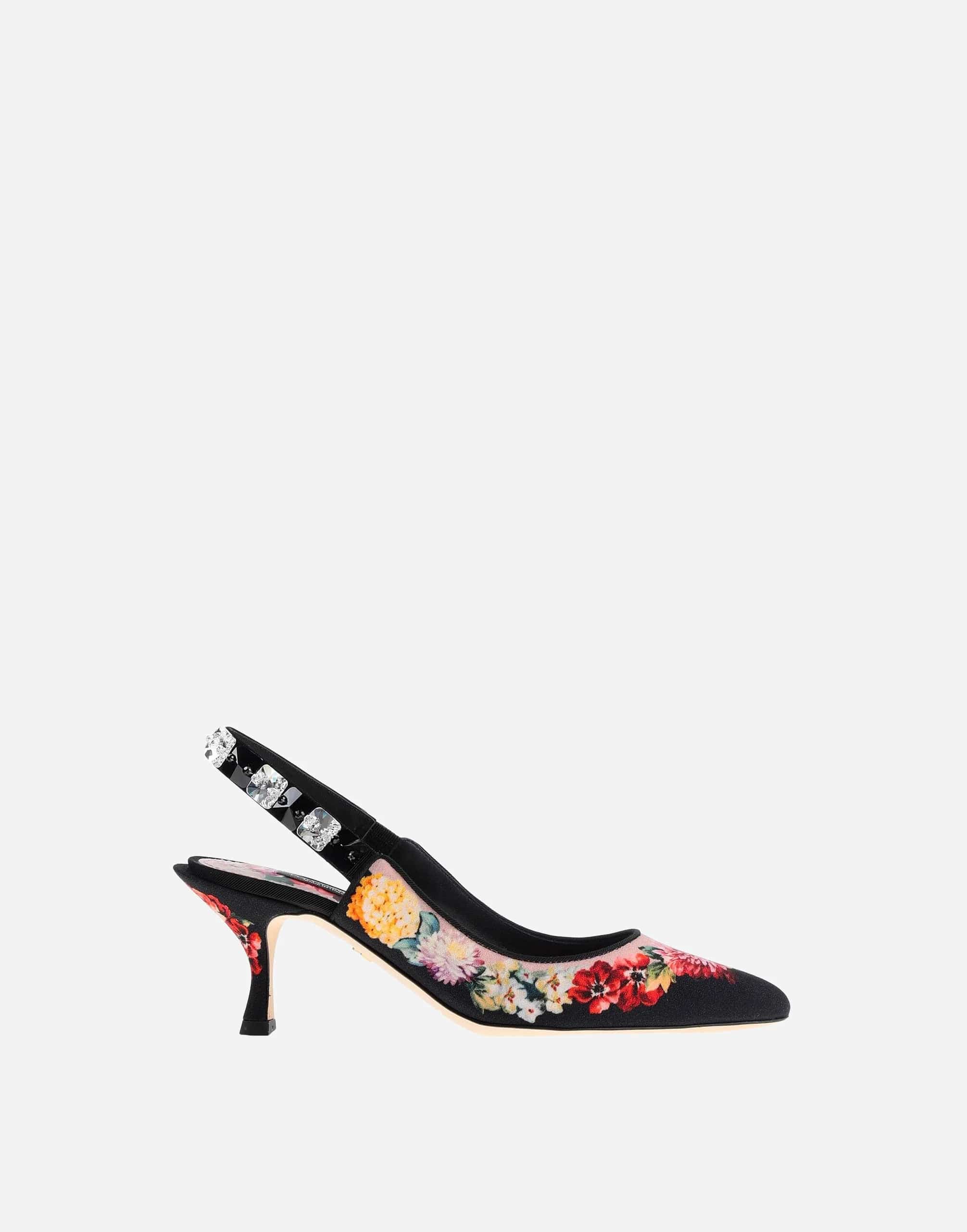 Dolce and gabbana floral heels sale