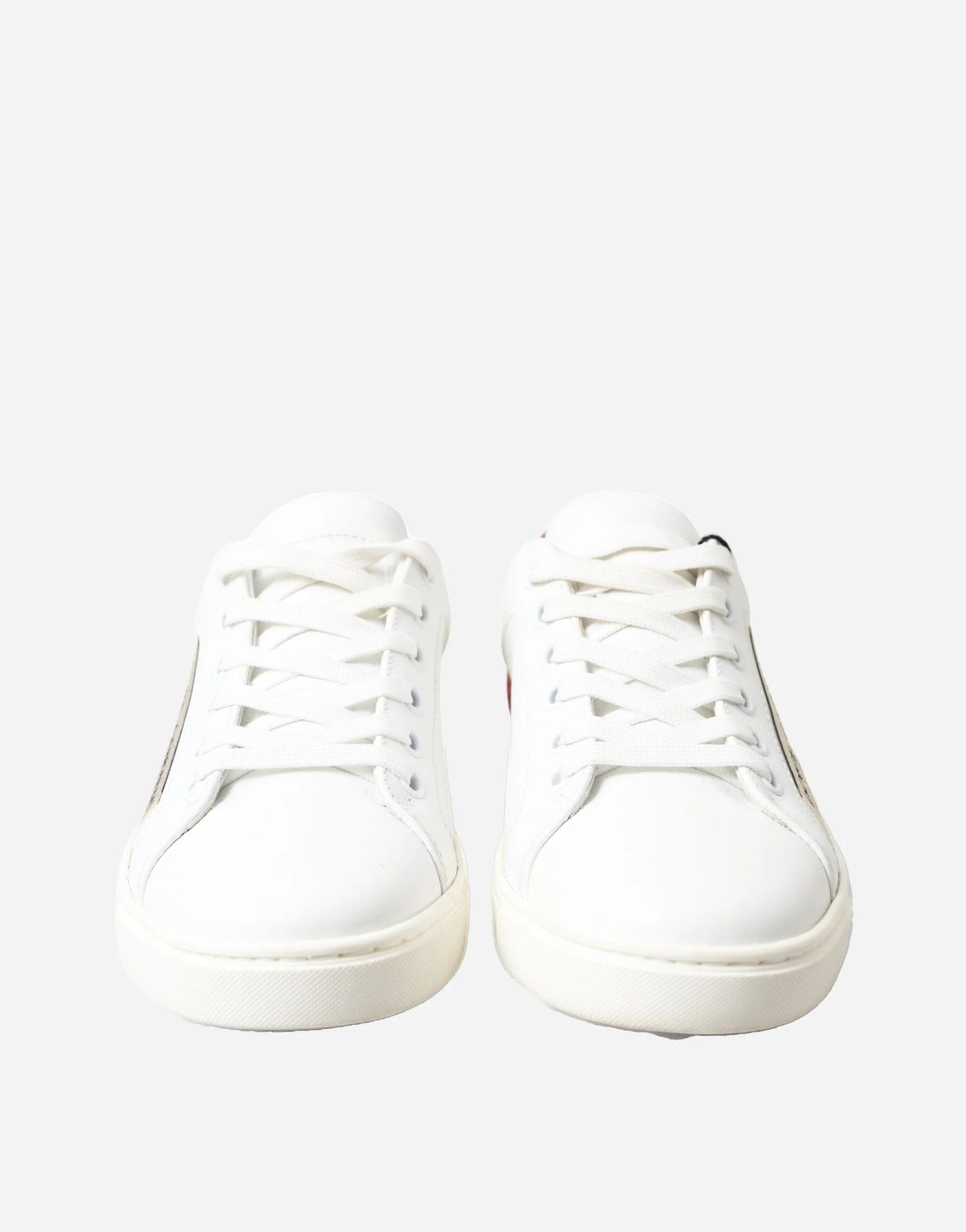 Patch-Logo Low Top Leather Sneakers