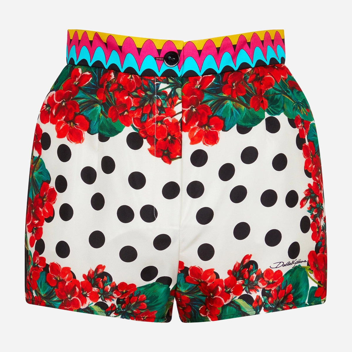 Dolce & Gabbana Polka-Dot Silk Twill Shorts | Sendegaro Dolce & Gabbana Polka-Dot Silk Twill Shorts | Sendegaro