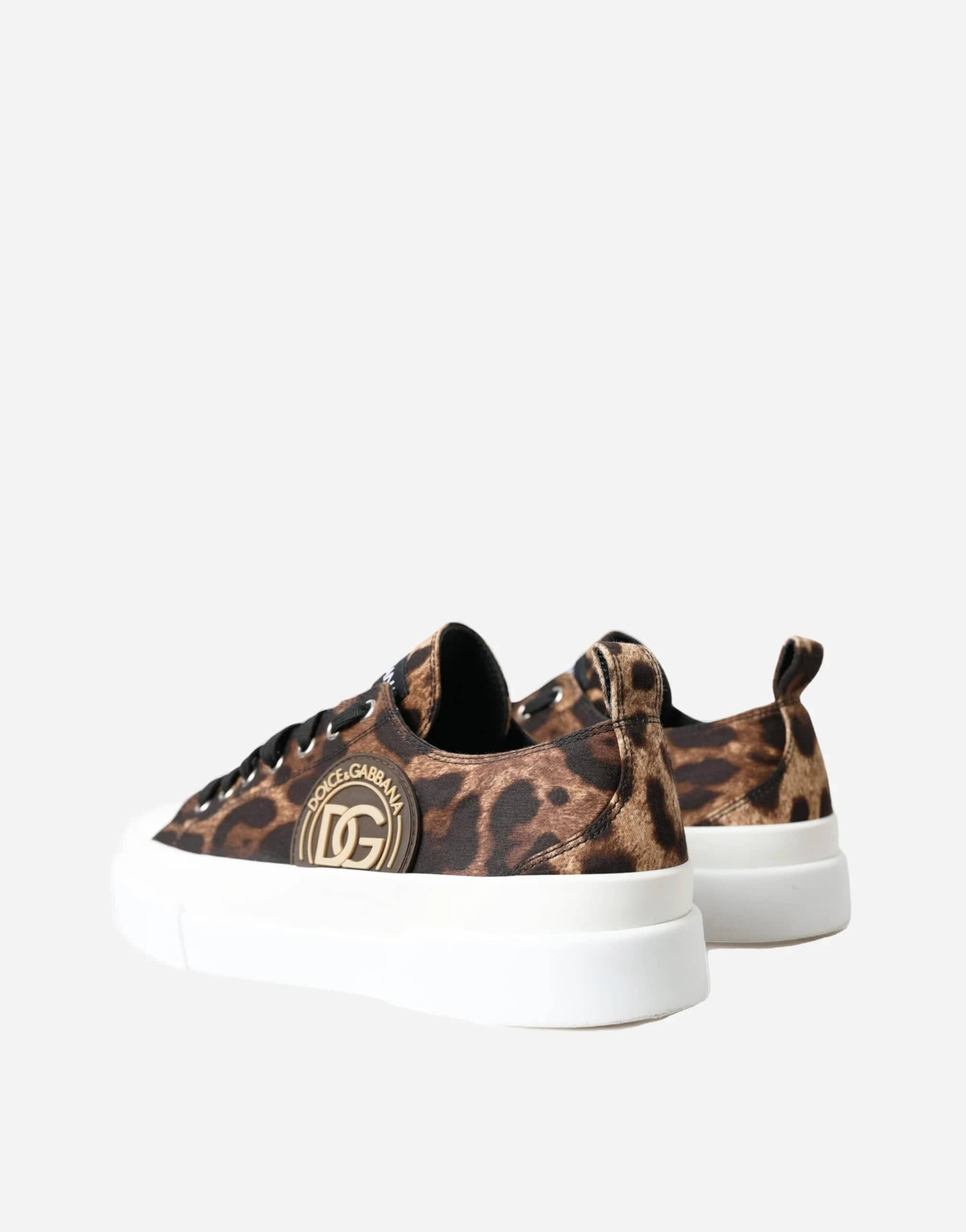Dolce & Gabbana Leopard-Print Low Top Sneakers