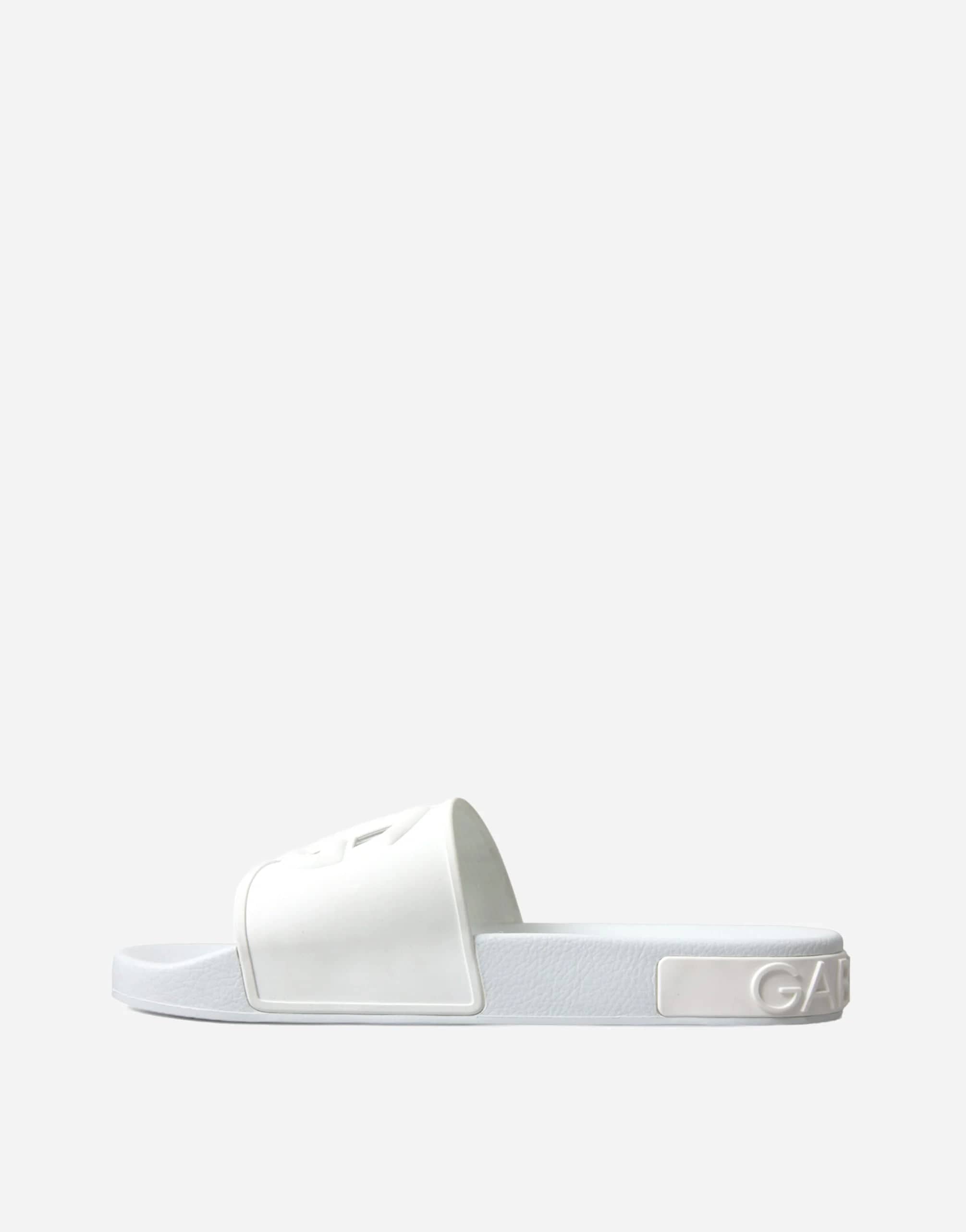 Dolce & Gabbana Embossed Logo Beachwear Slides