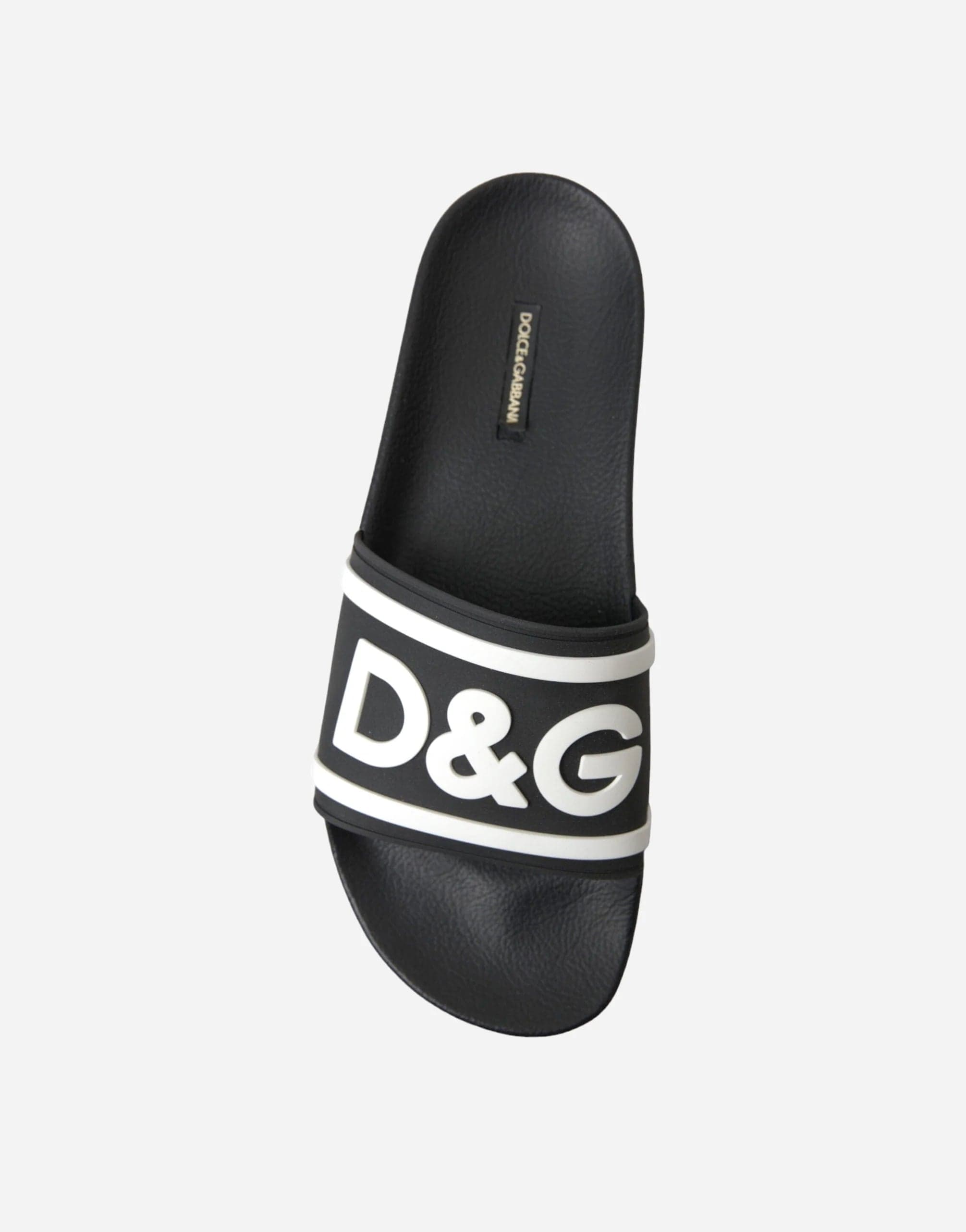 Dolce & Gabbana Beach Sliders With Logo-Print