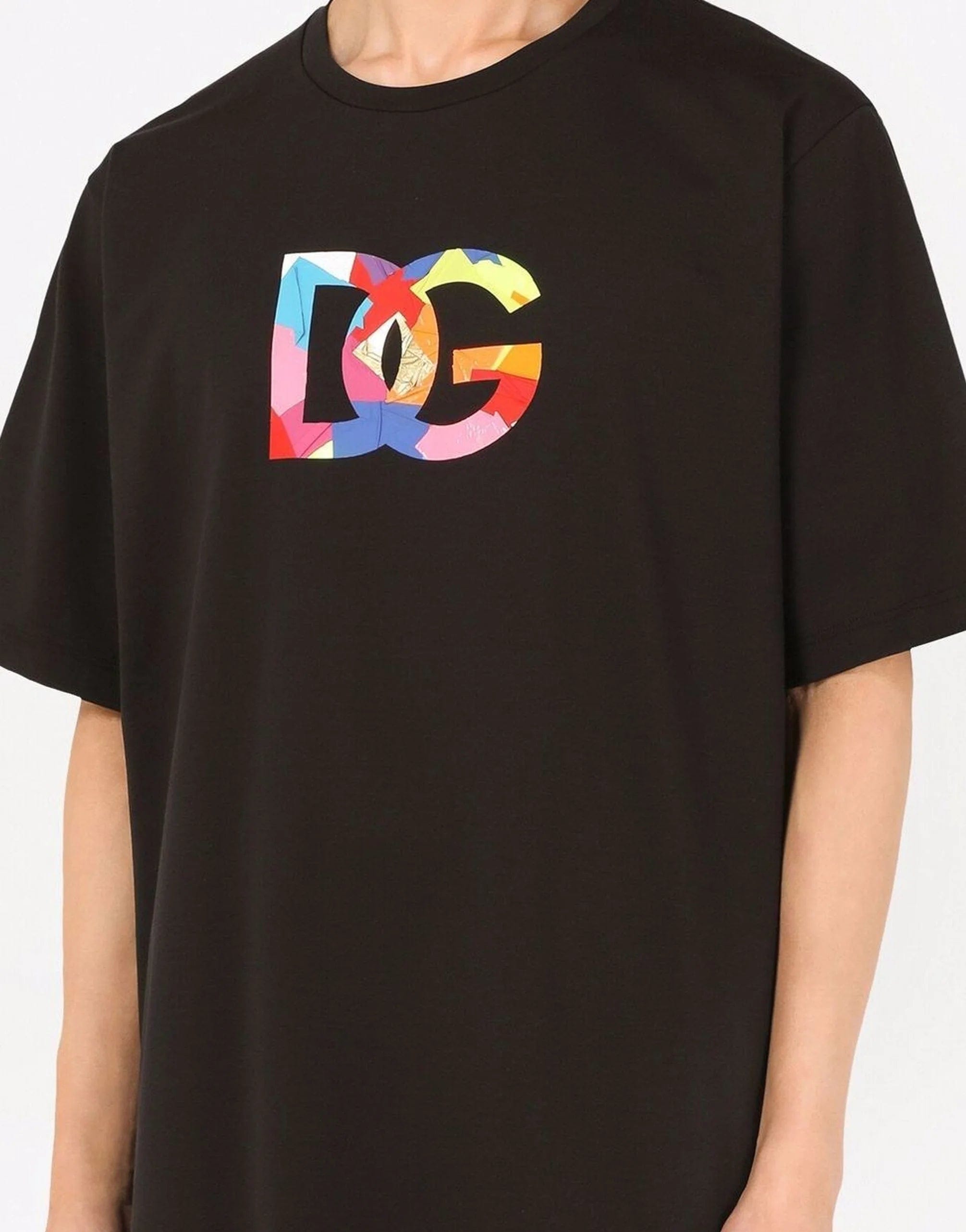 Dolce & Gabbana Cotton T-Shirt With Logo Print