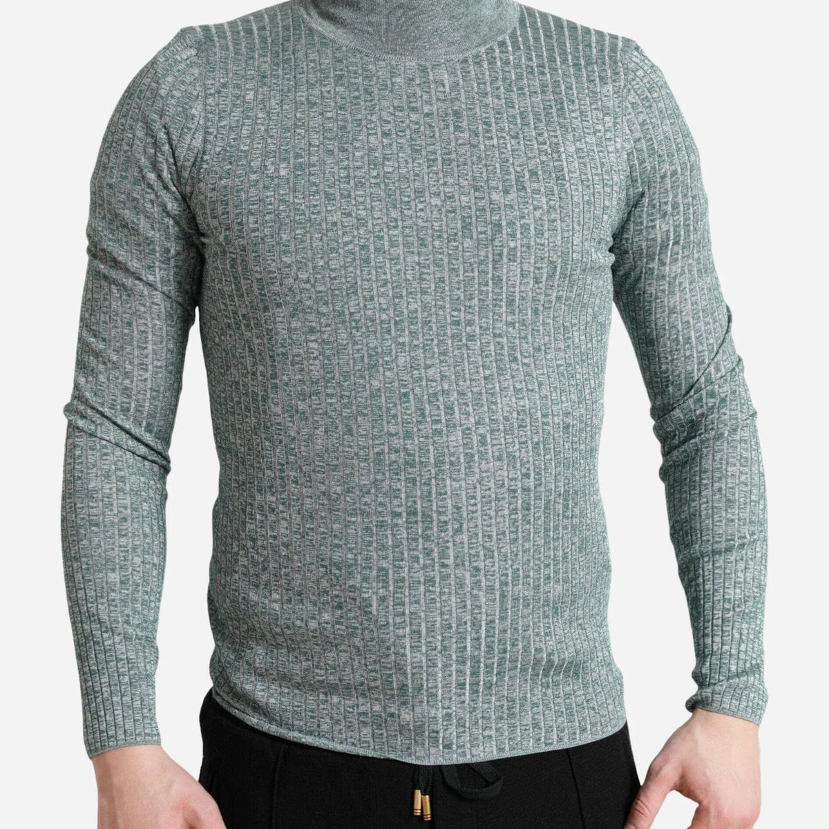 Dolce & Gabbana Ribbed Turtleneck Pullover Sweater | Sendegaro Dolce & Gabbana Ribbed Turtleneck Pullover Sweater | Sendegaro