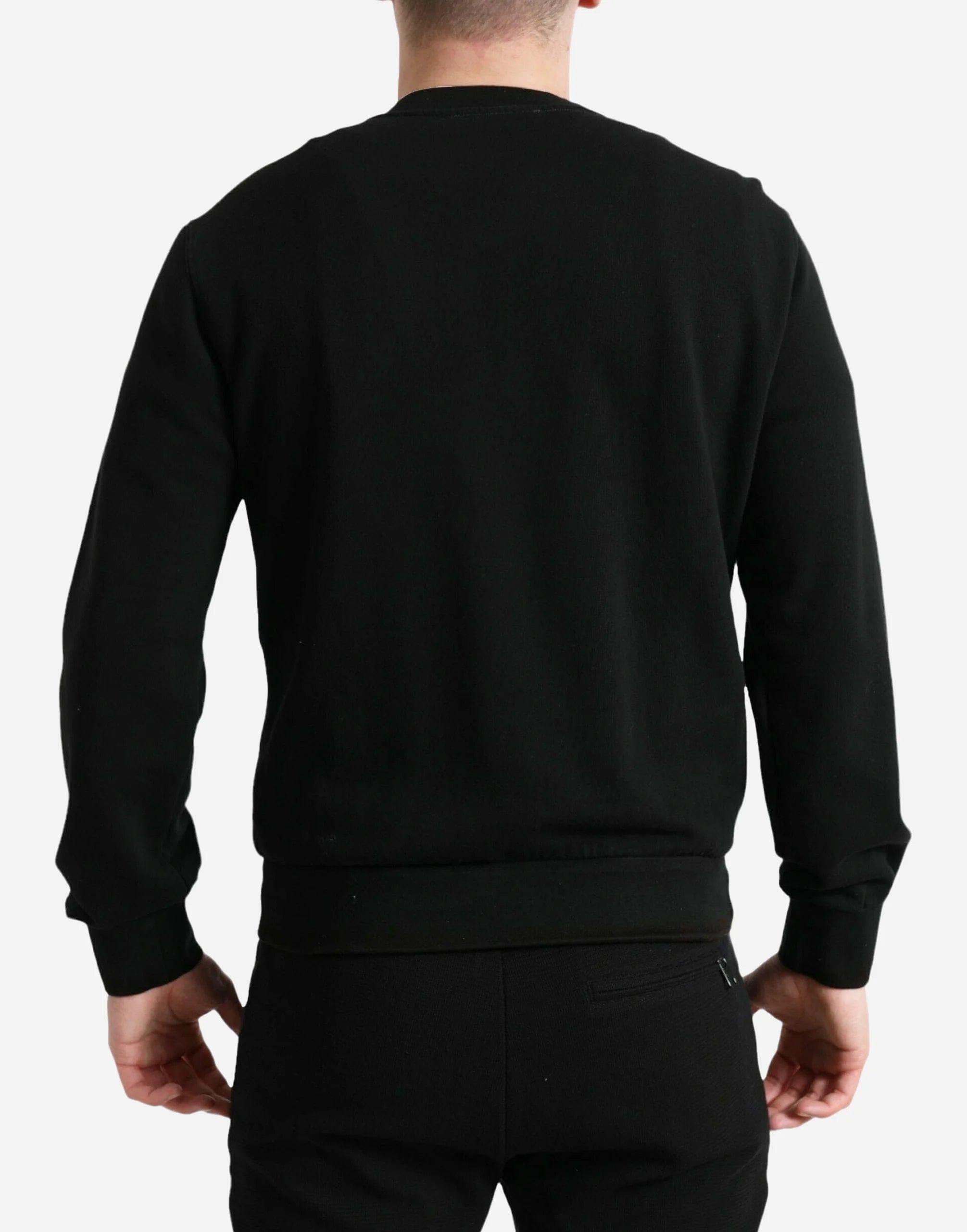 Crewneck Patched Sweater