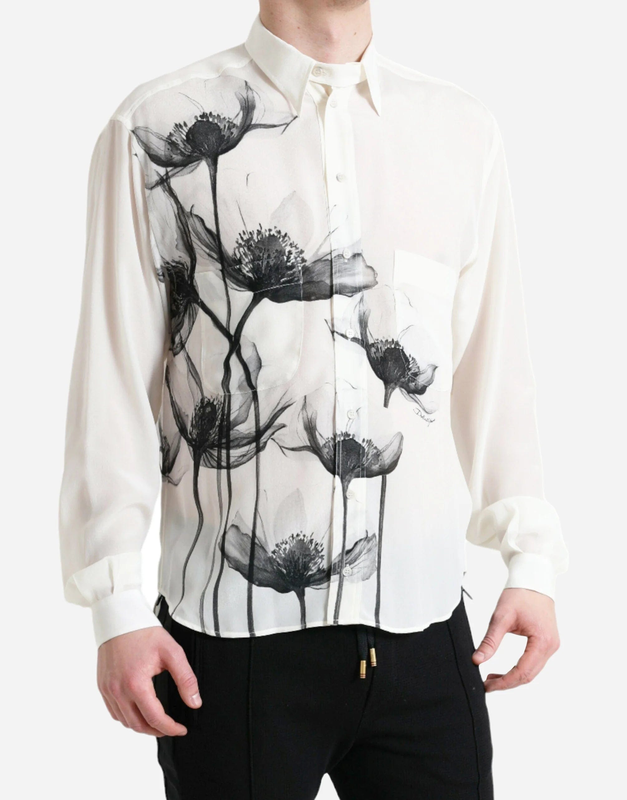 Floral-Print Shirt