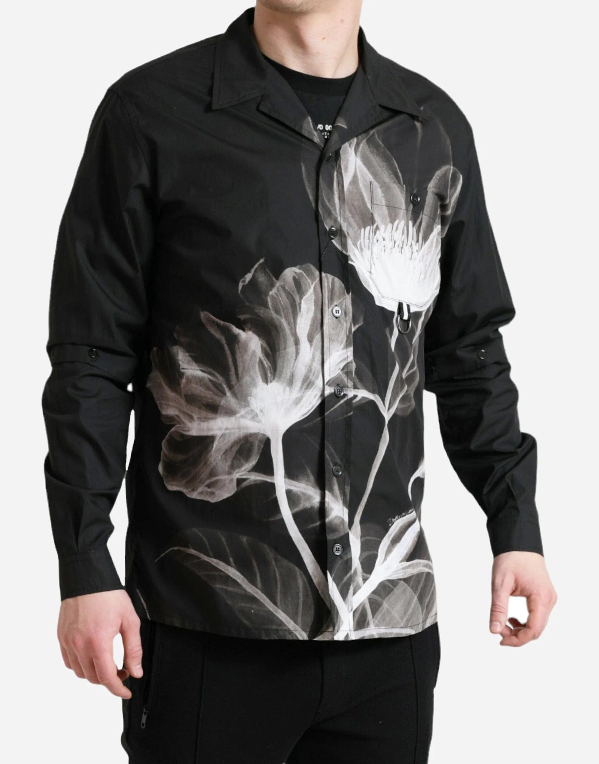 Dolce & Gabbana Floral Print Cotton Shirt