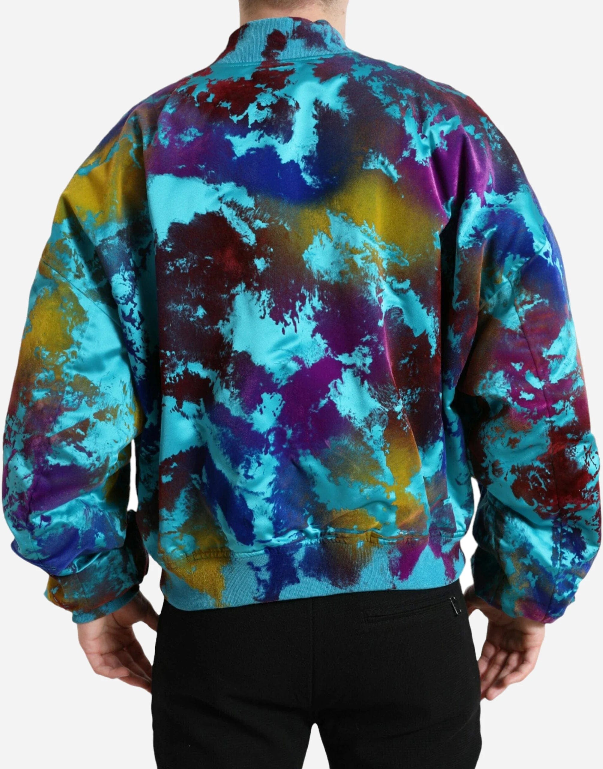 Dolce & Gabbana Color-Splash Bomber Jacket