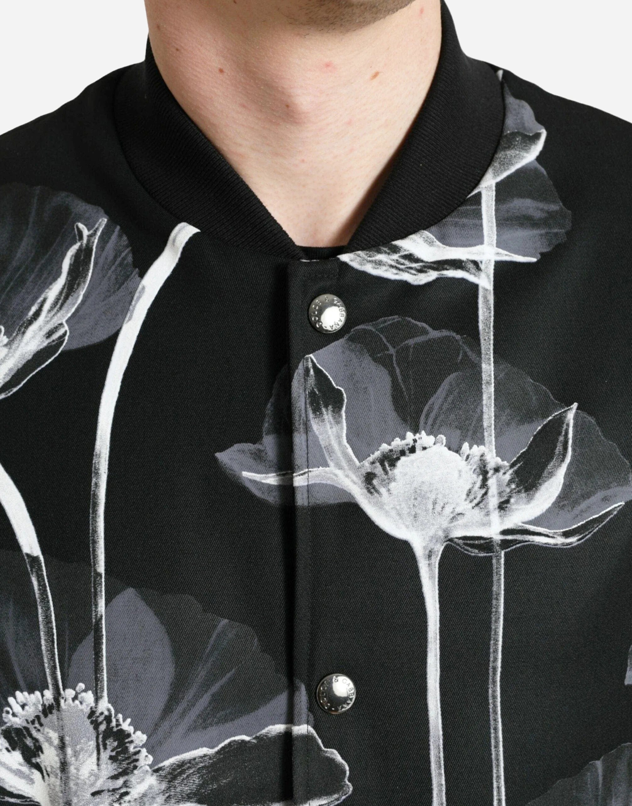 Dolce & Gabbana Floral Print Bomber Jacket
