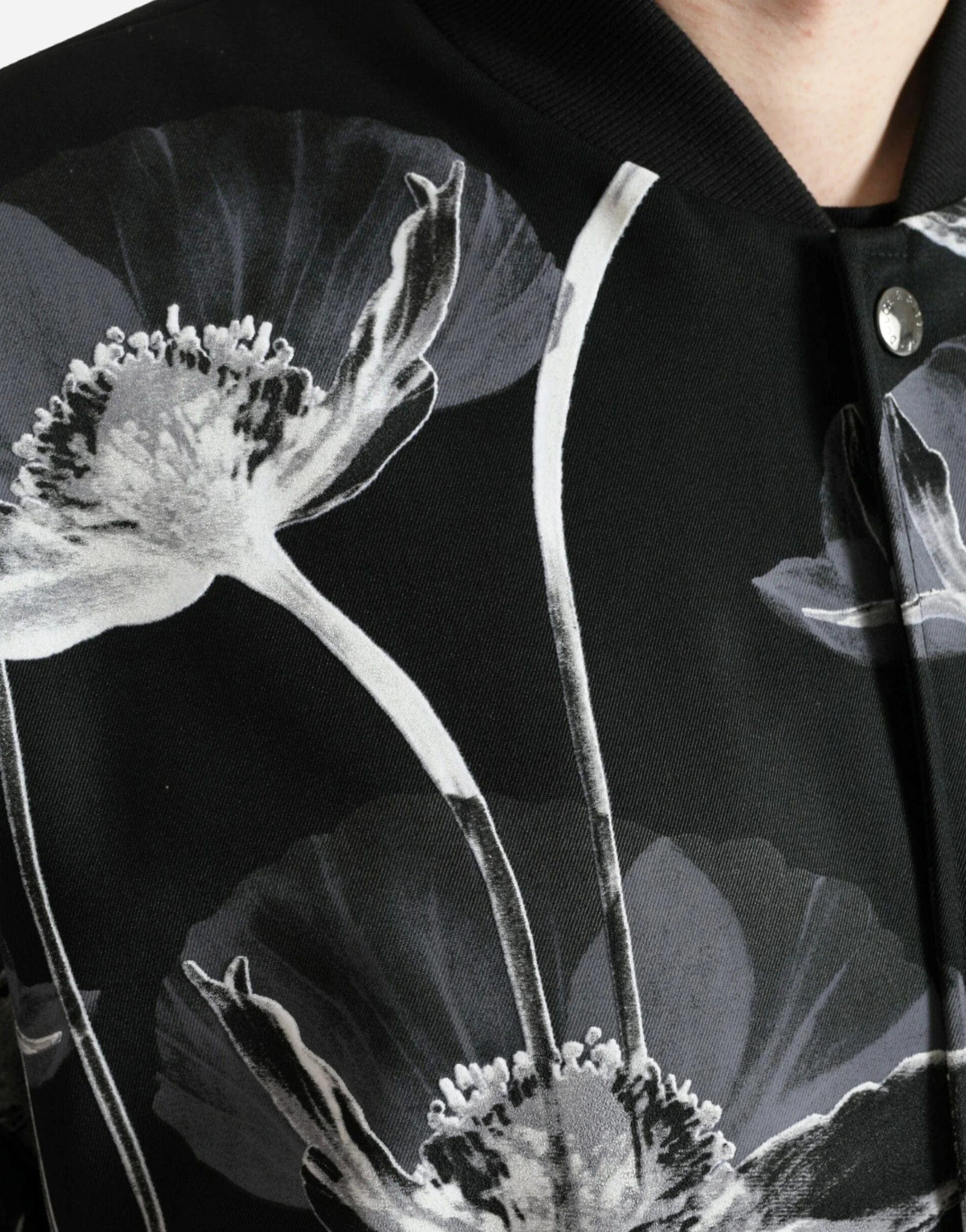 Dolce & Gabbana Floral Print Bomber Jacket