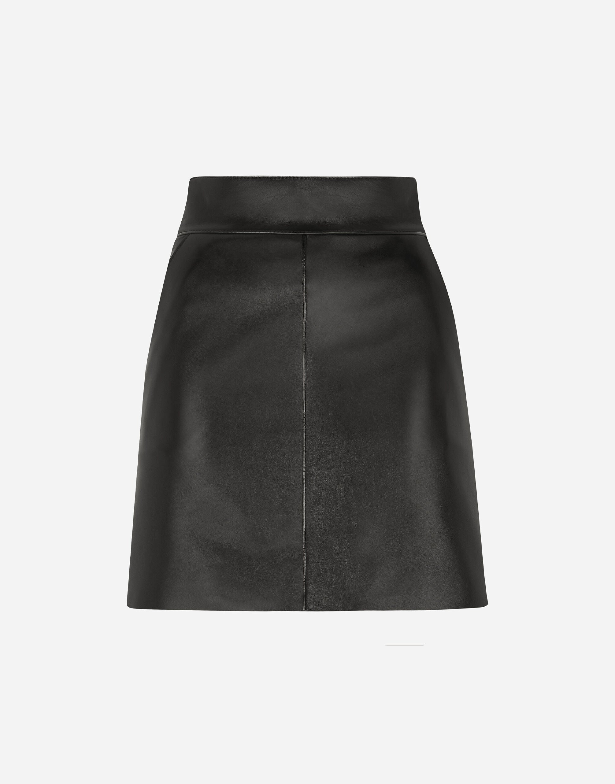Dolce & Gabbana Short Leather Skirt