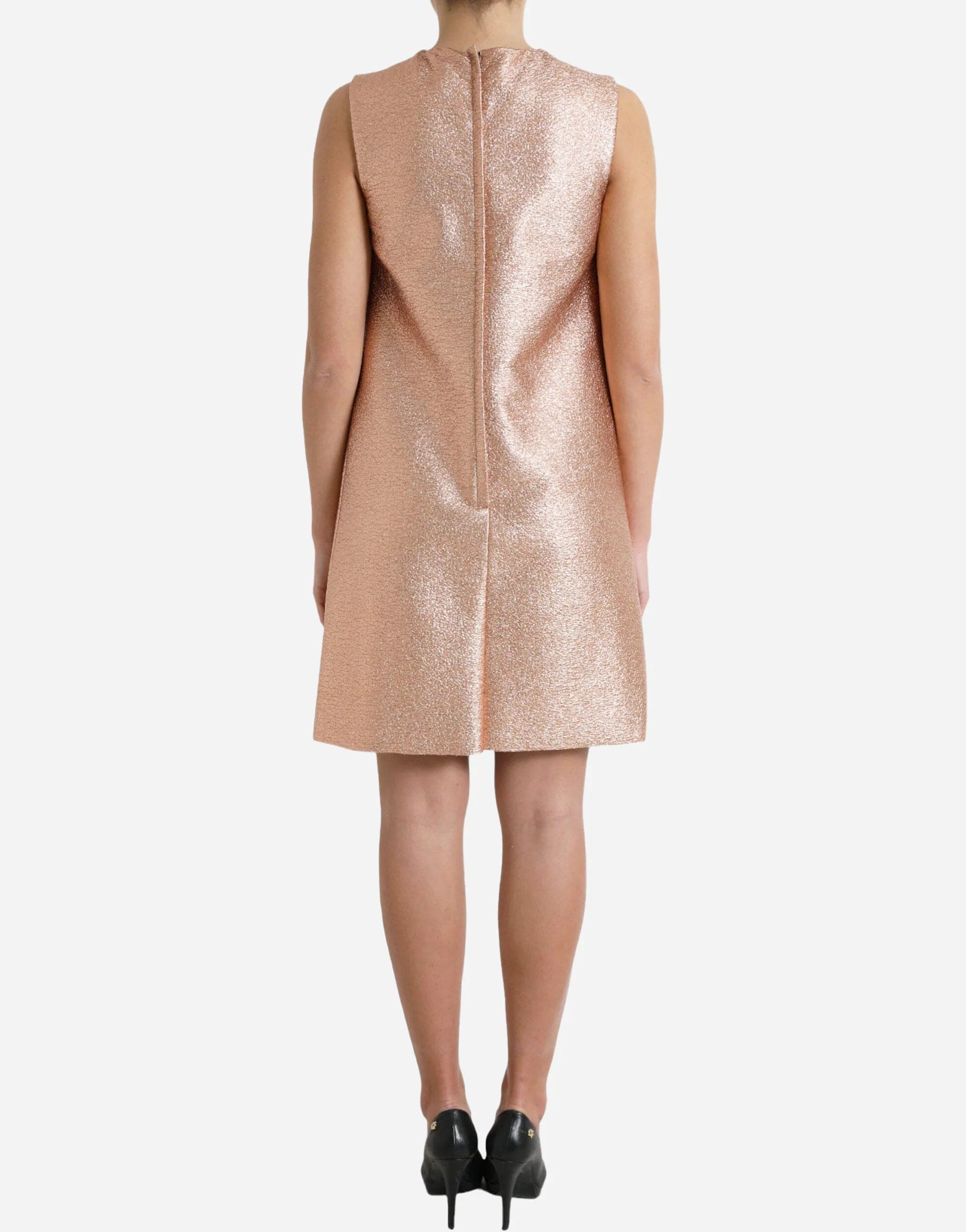 Dolce & Gabbana Jacquard Sleeveless Mini Dress
