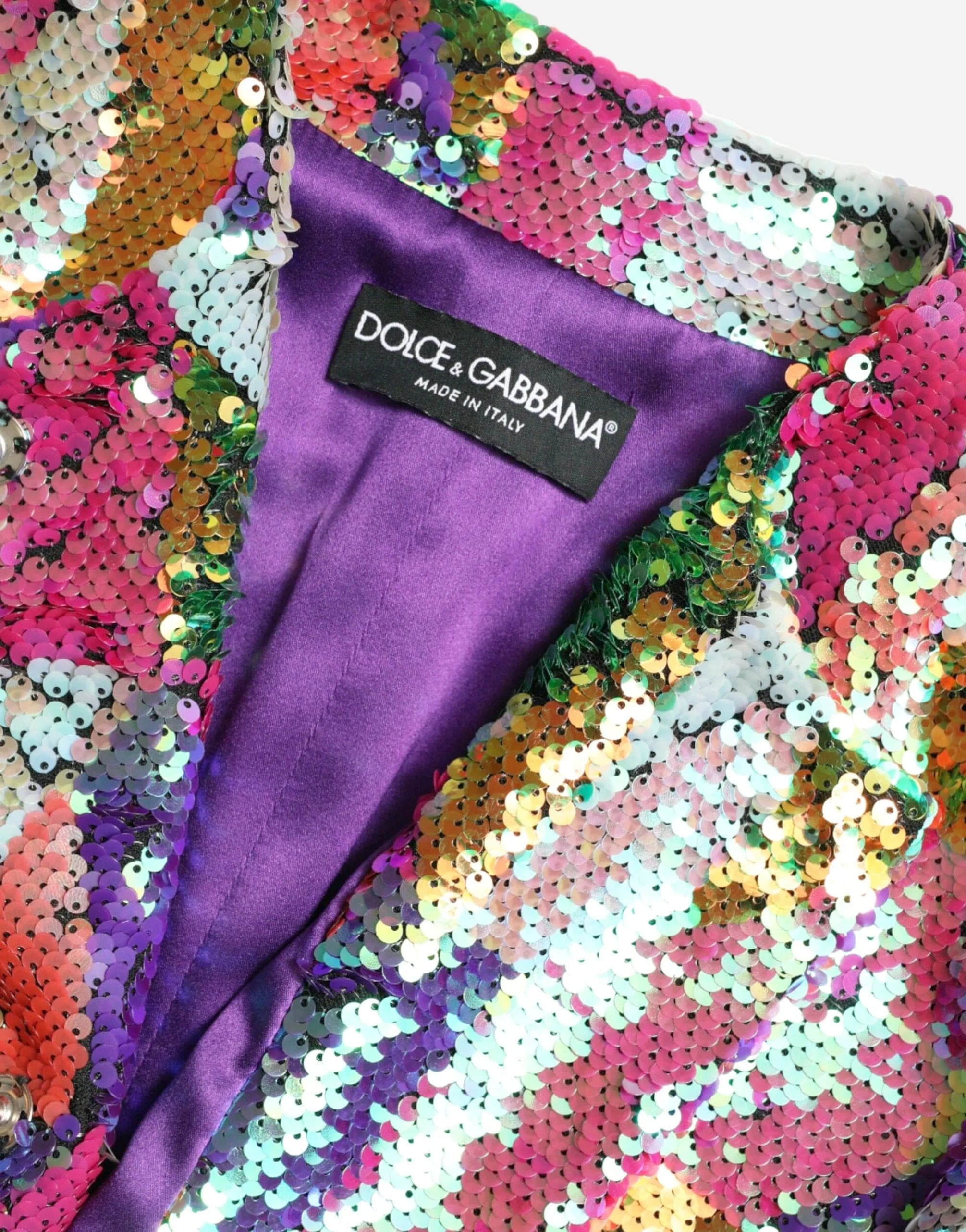 Dolce & Gabbana Sequined Long Jacket