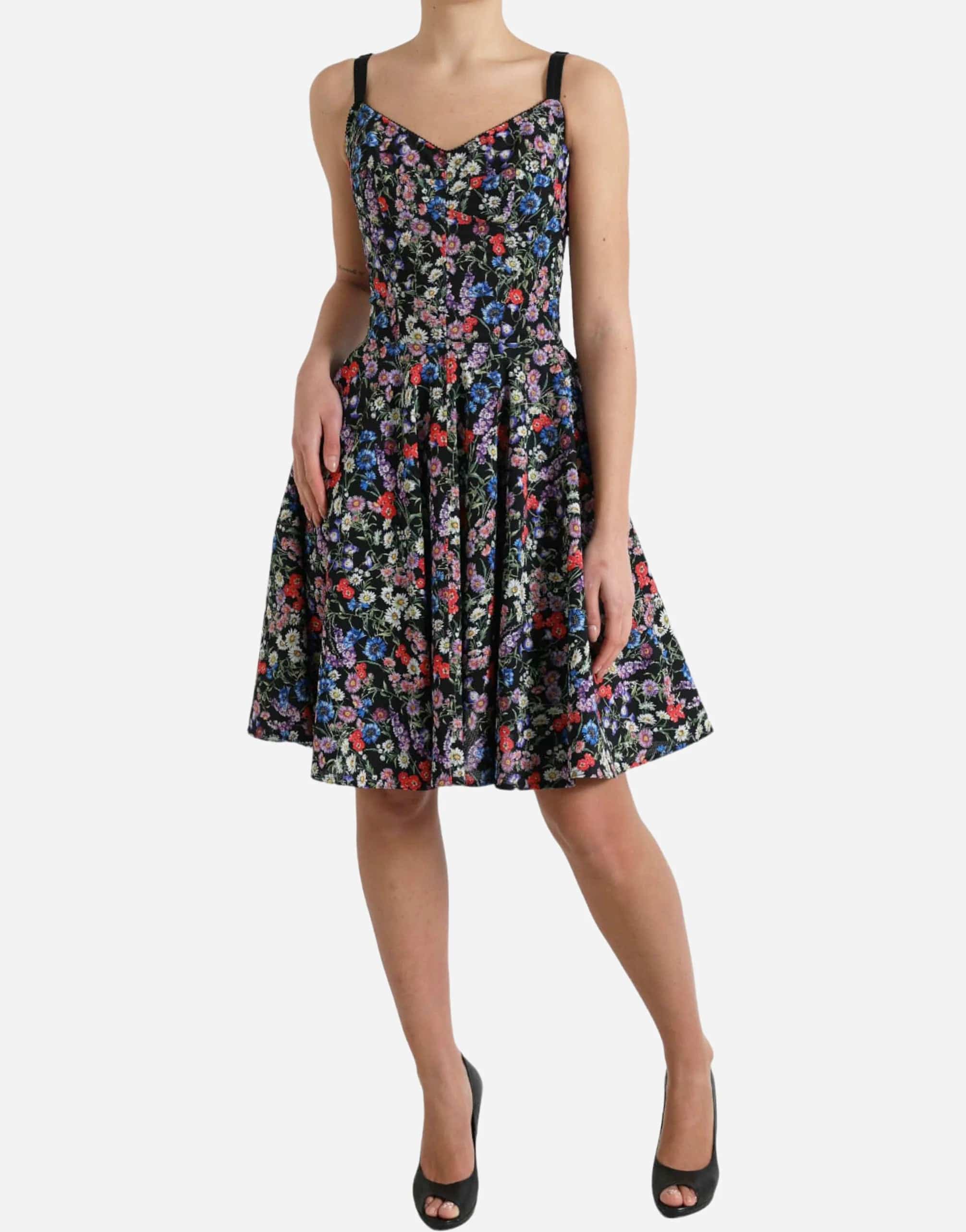 Mini Dress With Floral-Print