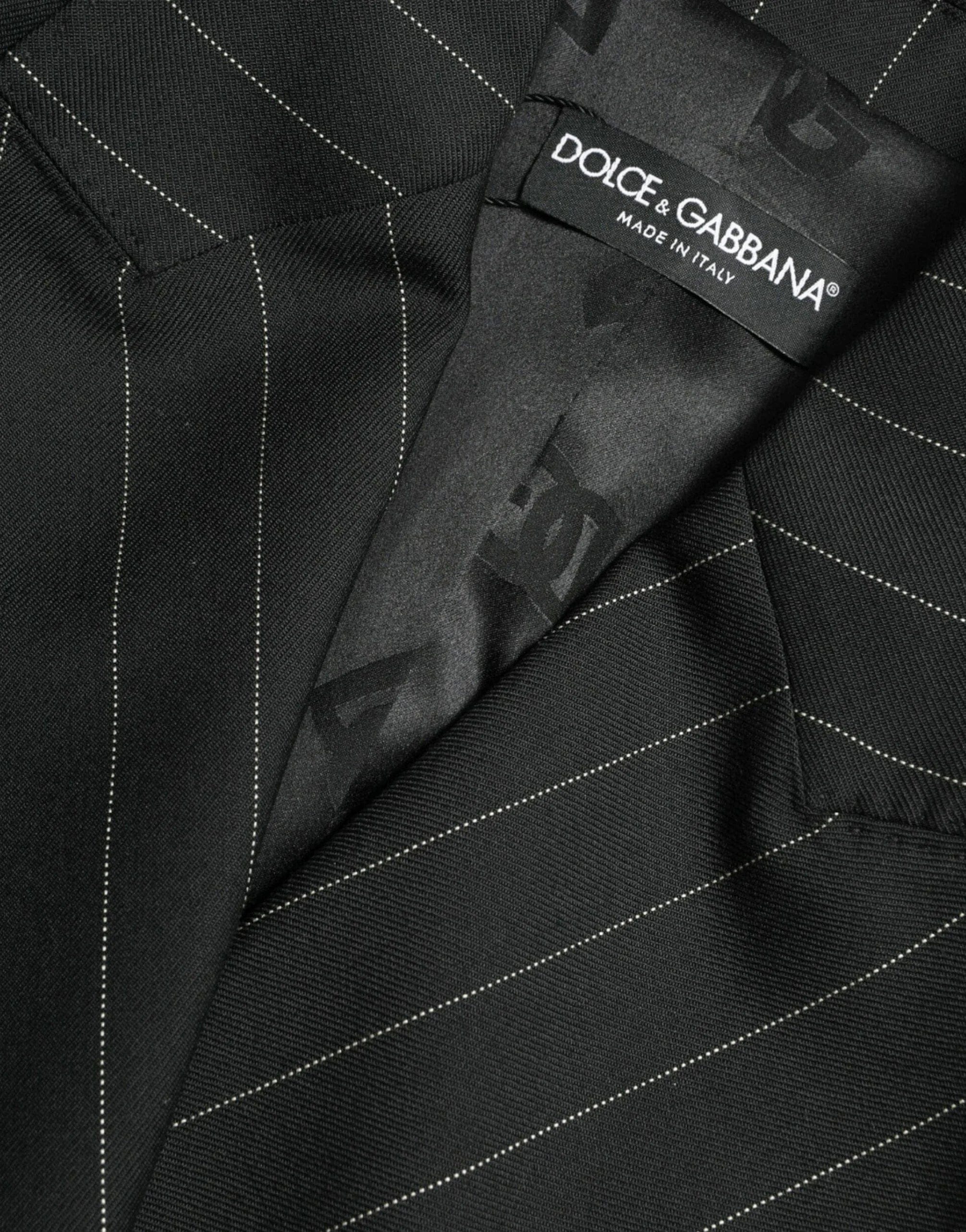 Dolce & Gabbana Double-Breasted Blazer With Stripes