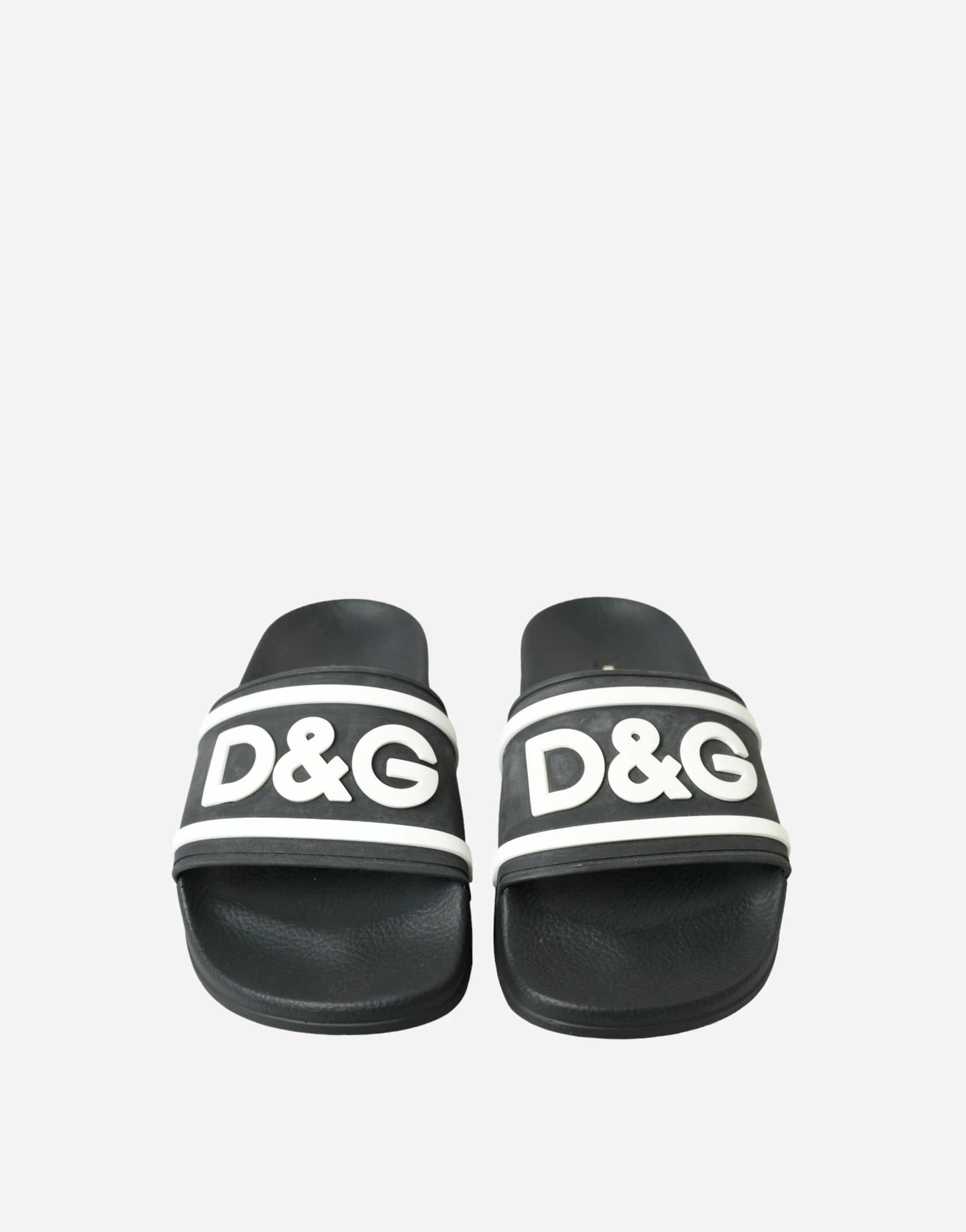 Dolce & Gabbana DG Slides With Logo Embossing