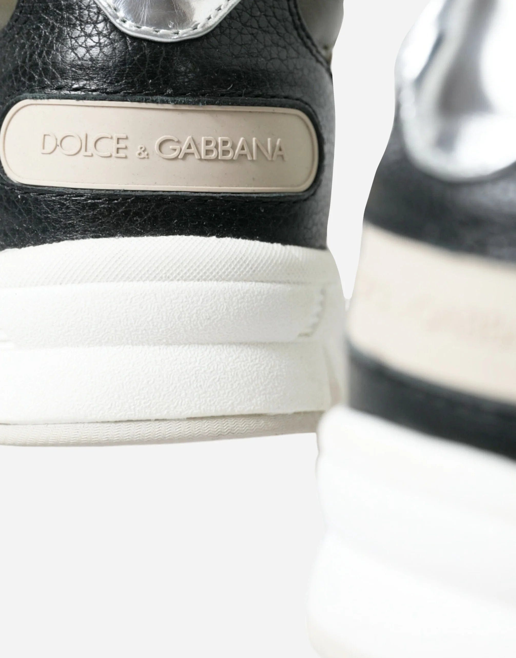 Dolce & Gabbana Low Top Mixed-Materials Sneakers
