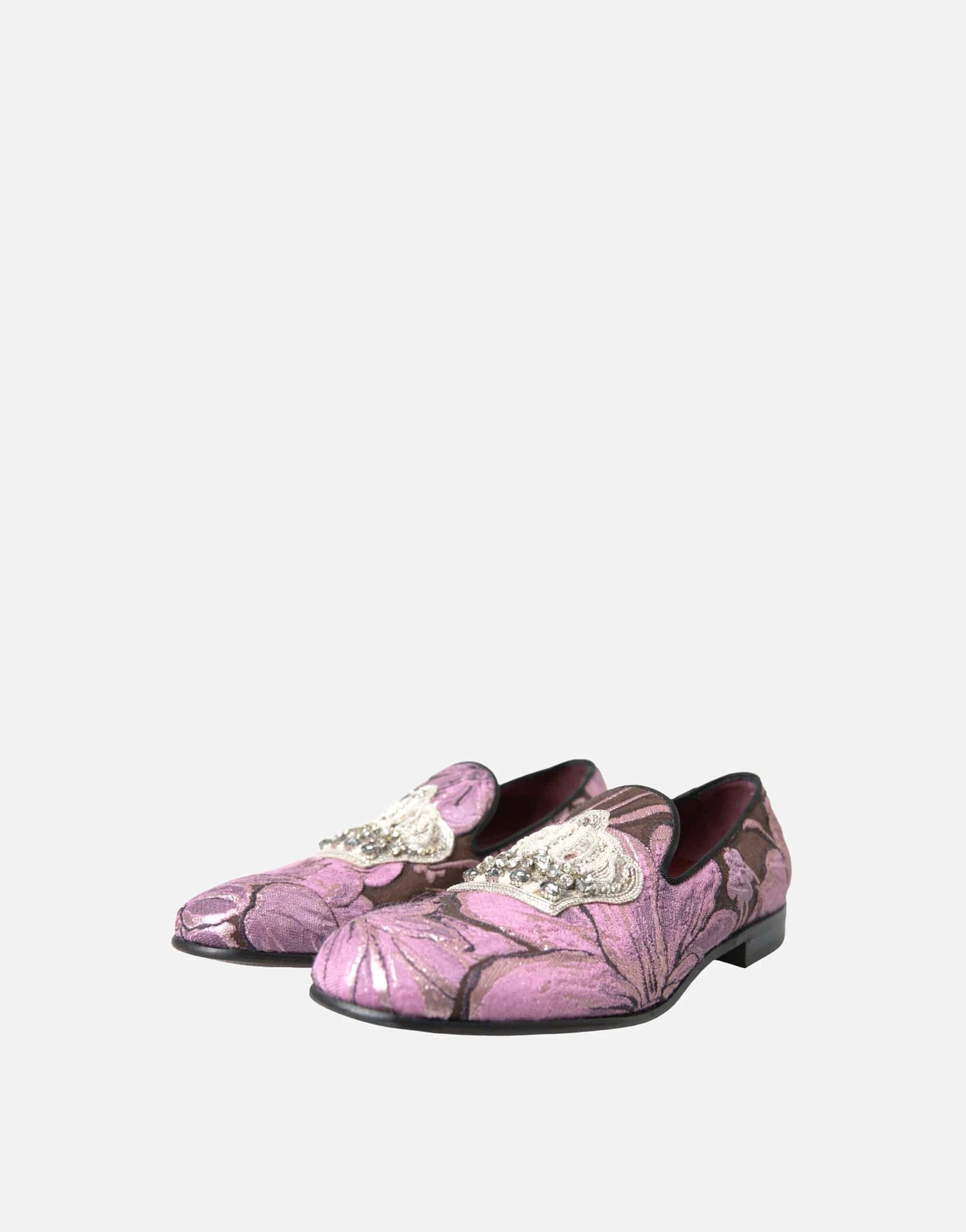 حذاء لوفر مزين بالكريستال من Royal Crown