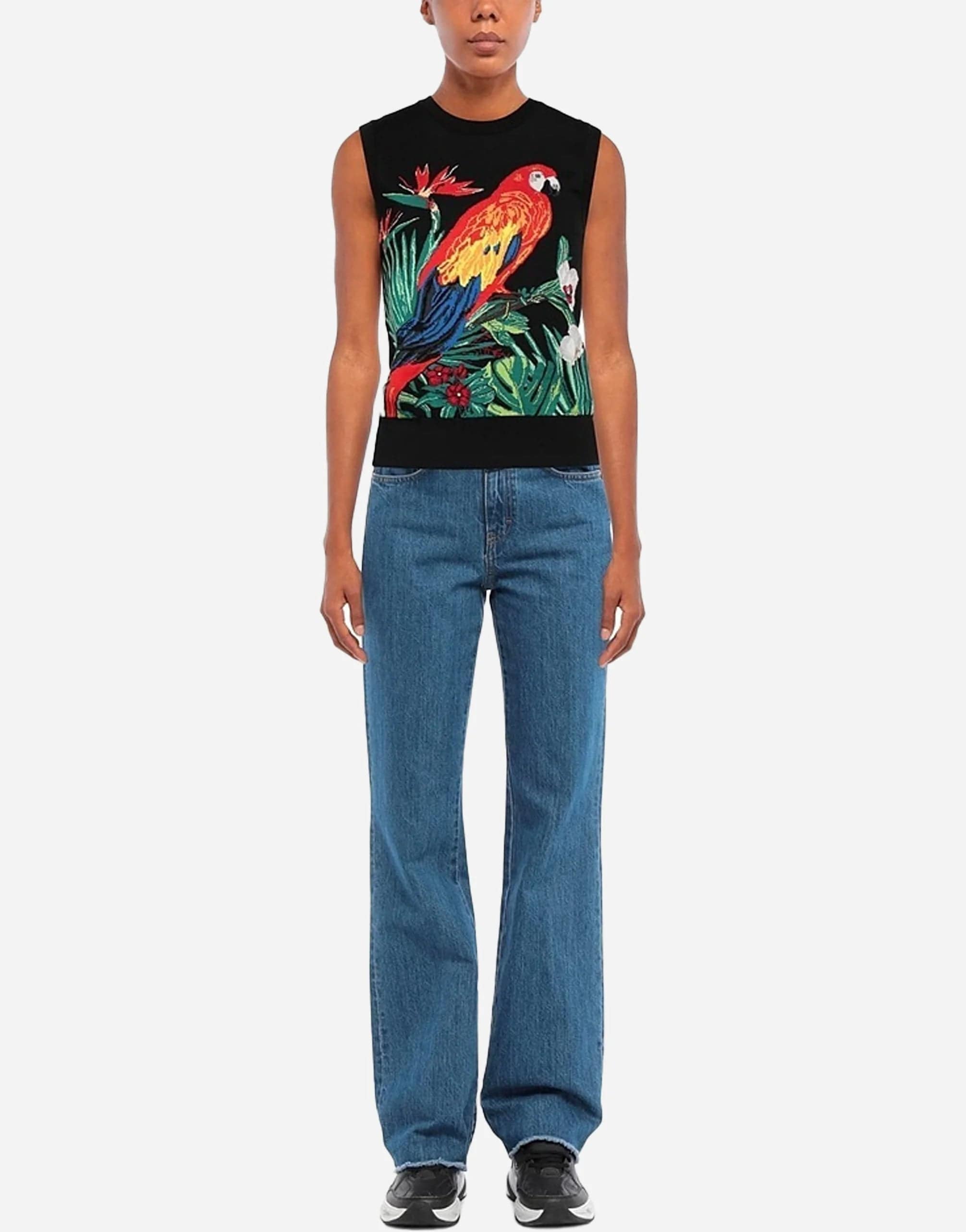 Dolce & Gabbana Jungle Crewneck Tank Top